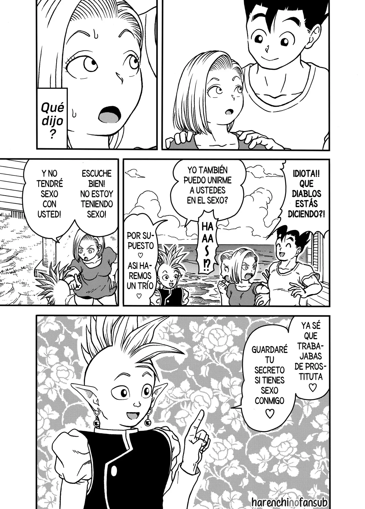 [Jeter Studio (Jeter)] 18-gou NTR Nakadashi on Parade 5 (Dragon Ball Z) [Spanish][Harenchi no Fansub] 图片编号 9