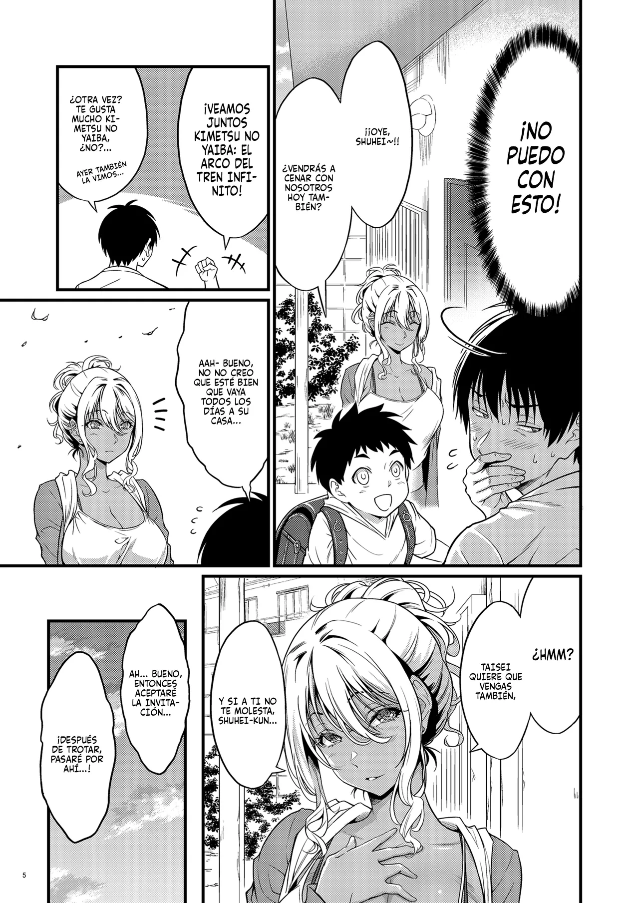 [diletta (Kimura Neito)] Yojouhan Ikken Apart de Komochi Dosukebe Rinjin to Asedaku Noukou na Otsukiai  | Un apasionado romance con milujuriosa vecina que es madre soltera en un pequeño apartamento de una sola habitación. [Spanish] [System HikkiNeet] image number 7