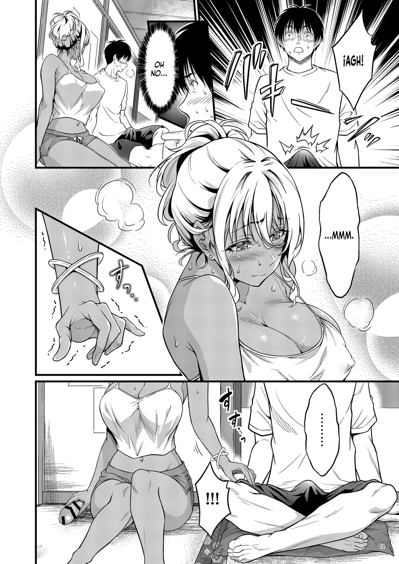 [diletta (Kimura Neito)] Yojouhan Ikken Apart de Komochi Dosukebe Rinjin to Asedaku Noukou na Otsukiai  | Un apasionado romance con milujuriosa vecina que es madre soltera en un pequeño apartamento de una sola habitación. [Spanish] [System HikkiNeet] image number 14