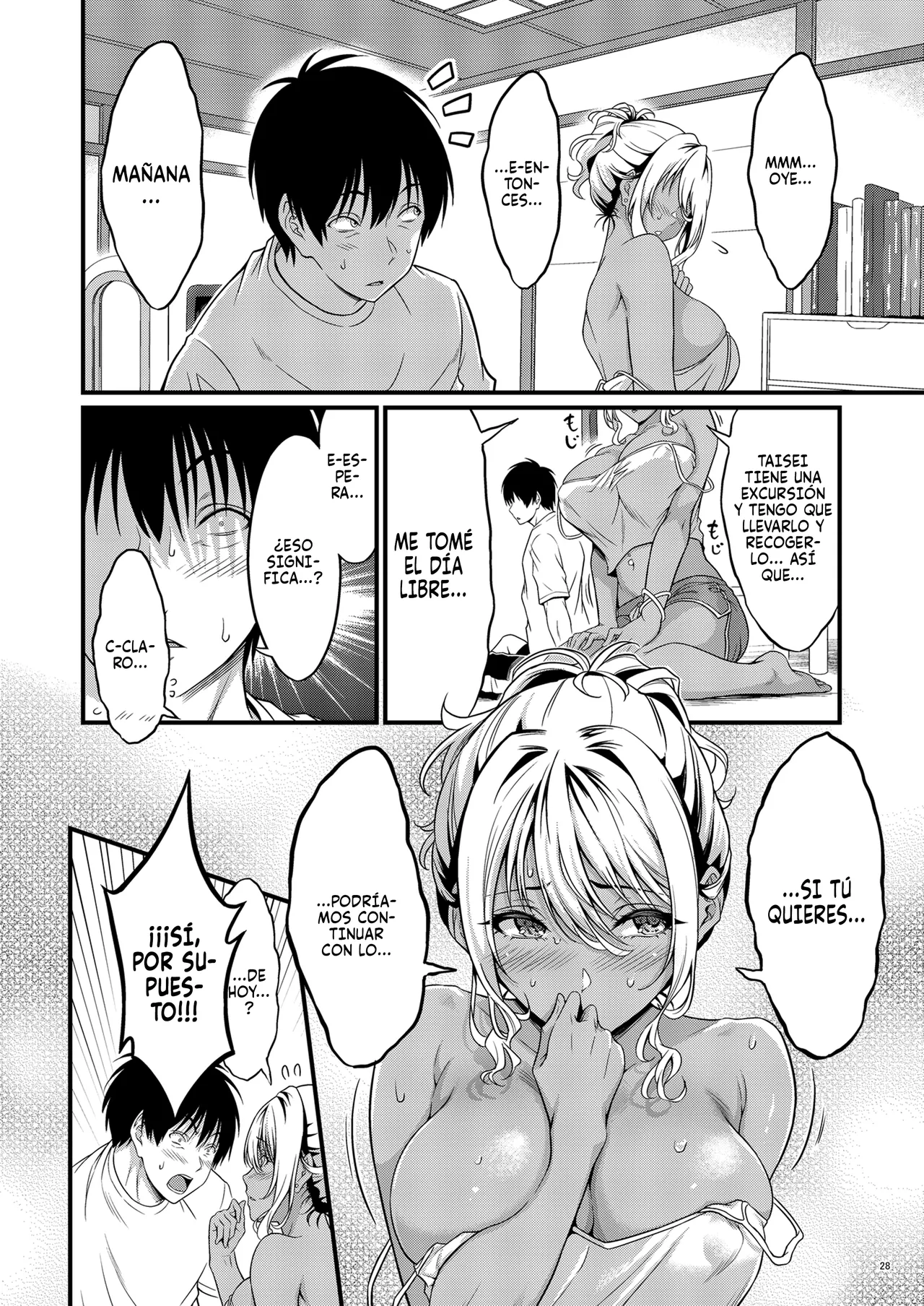 [diletta (Kimura Neito)] Yojouhan Ikken Apart de Komochi Dosukebe Rinjin to Asedaku Noukou na Otsukiai  | Un apasionado romance con milujuriosa vecina que es madre soltera en un pequeño apartamento de una sola habitación. [Spanish] [System HikkiNeet] image number 30