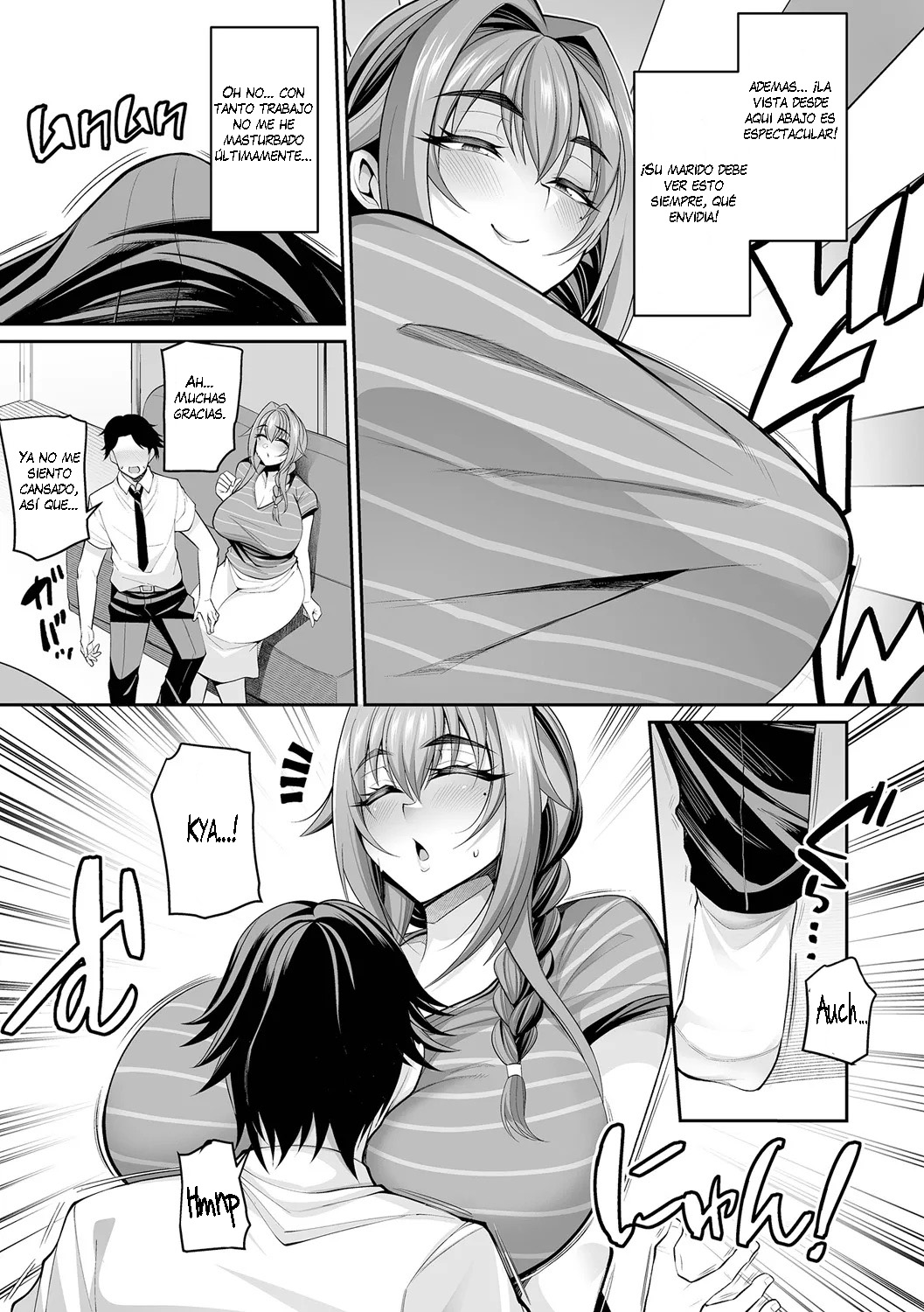 [Nishida Megane] Urezakari Oku-sama wa Majiwaritai Ch. 6, 8-9｜La Esposa Madura Quiere Tener Sexo Cap. 6, 8-9 [Spanish] [K-le Traducciones] [Digital] изображение № 5