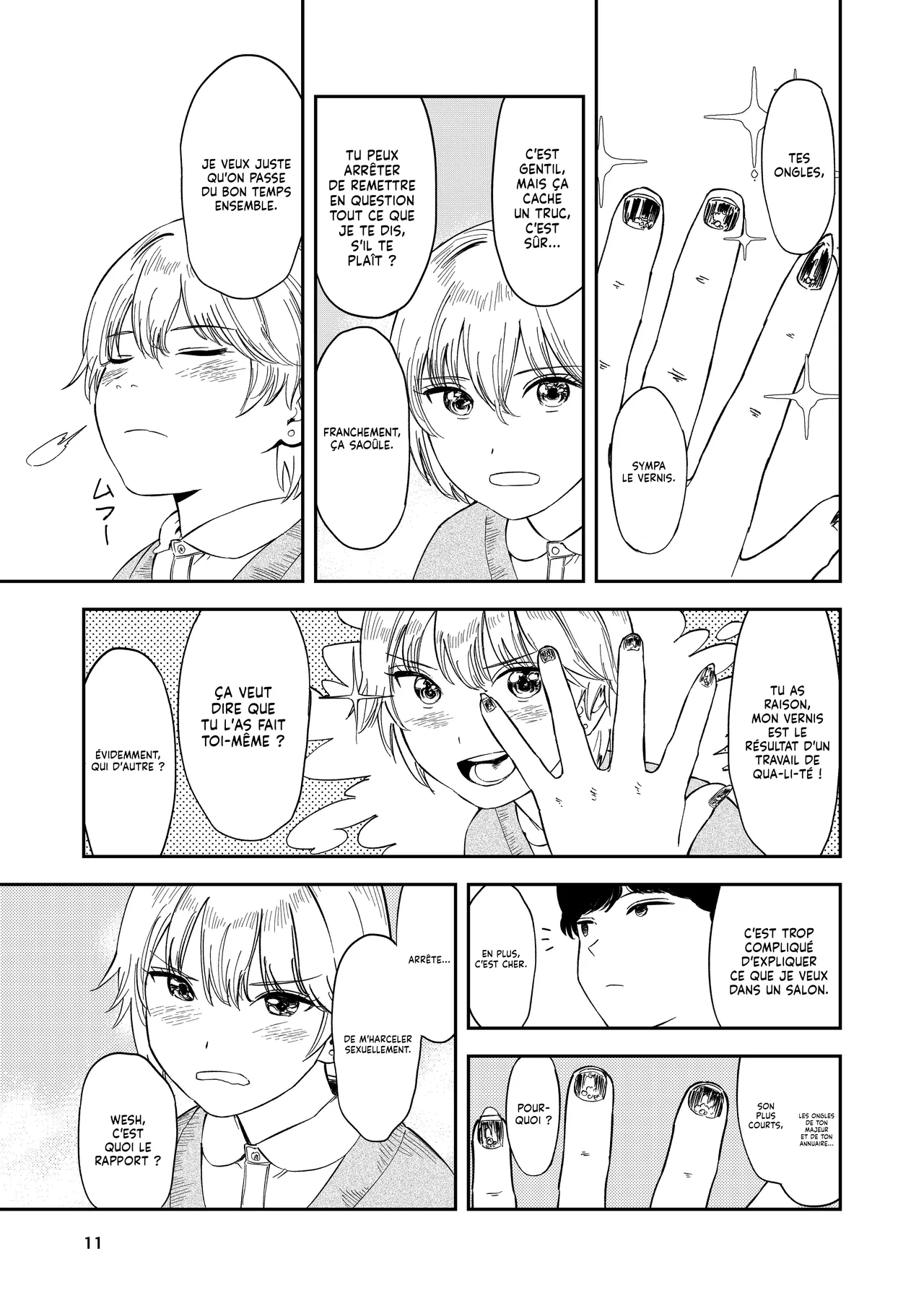 [Torii-Za (Torii Yoshitsuna)] Itsumo Sokkenai no ni Ecchi suru Toki dake "Suki! Sukiii!" tte Naru Kyonyuu Kouhai Gal | Ma Petite Amie à la Poitrine Plantureuse croit que j'ai une préférence pour les petits Seins [French] [Lopxi] Bildnummer 11