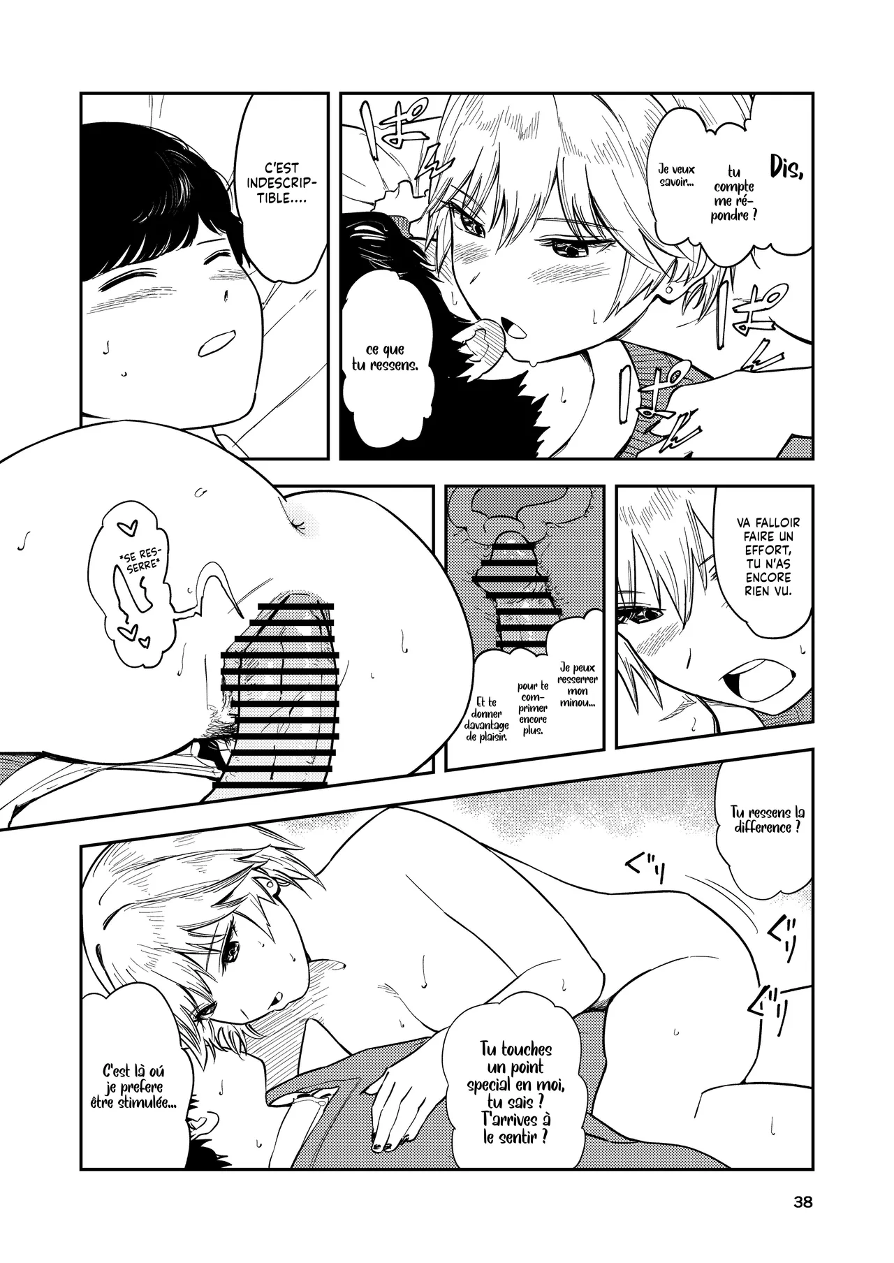 [Torii-Za (Torii Yoshitsuna)] Itsumo Sokkenai no ni Ecchi suru Toki dake "Suki! Sukiii!" tte Naru Kyonyuu Kouhai Gal | Ma Petite Amie à la Poitrine Plantureuse croit que j'ai une préférence pour les petits Seins [French] [Lopxi] Bildnummer 38