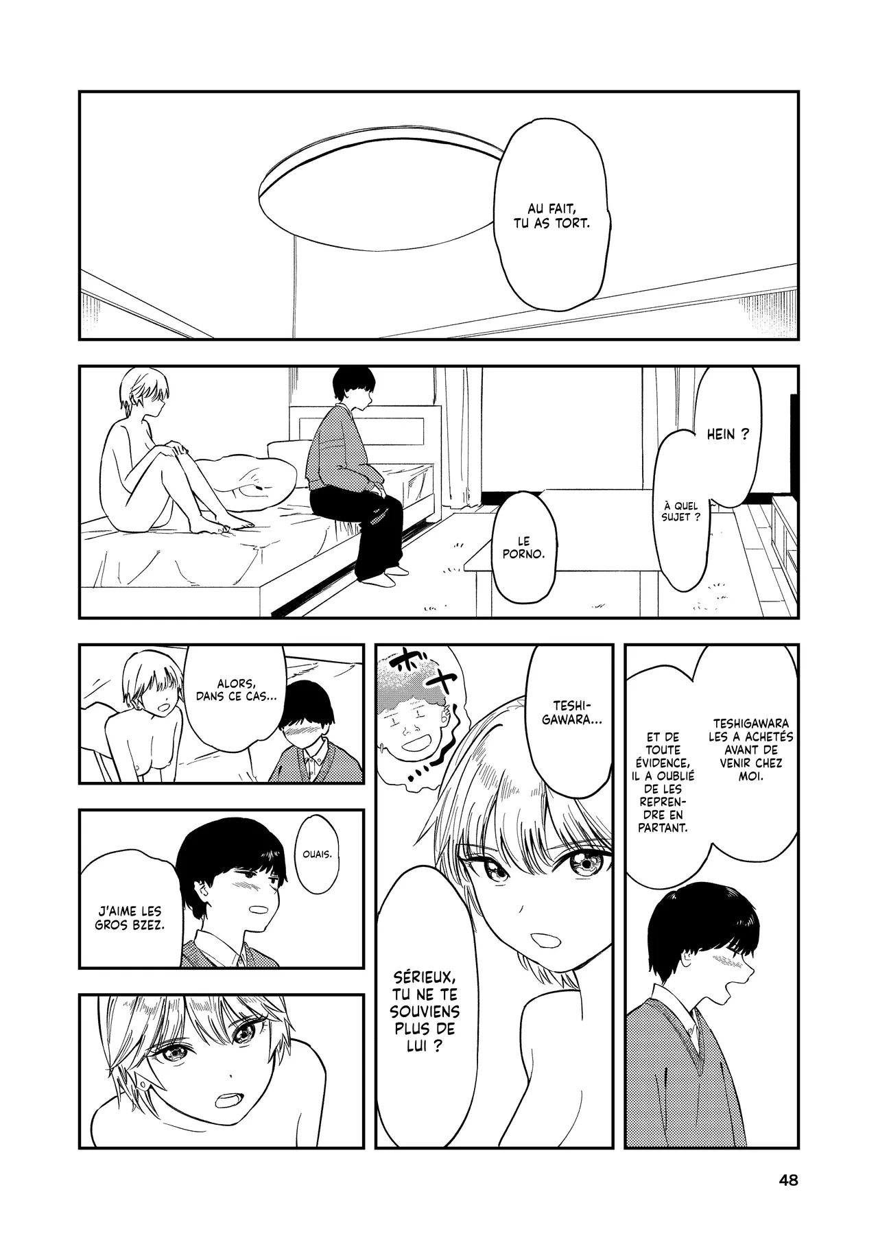 [Torii-Za (Torii Yoshitsuna)] Itsumo Sokkenai no ni Ecchi suru Toki dake "Suki! Sukiii!" tte Naru Kyonyuu Kouhai Gal | Ma Petite Amie à la Poitrine Plantureuse croit que j'ai une préférence pour les petits Seins [French] [Lopxi] Bildnummer 48