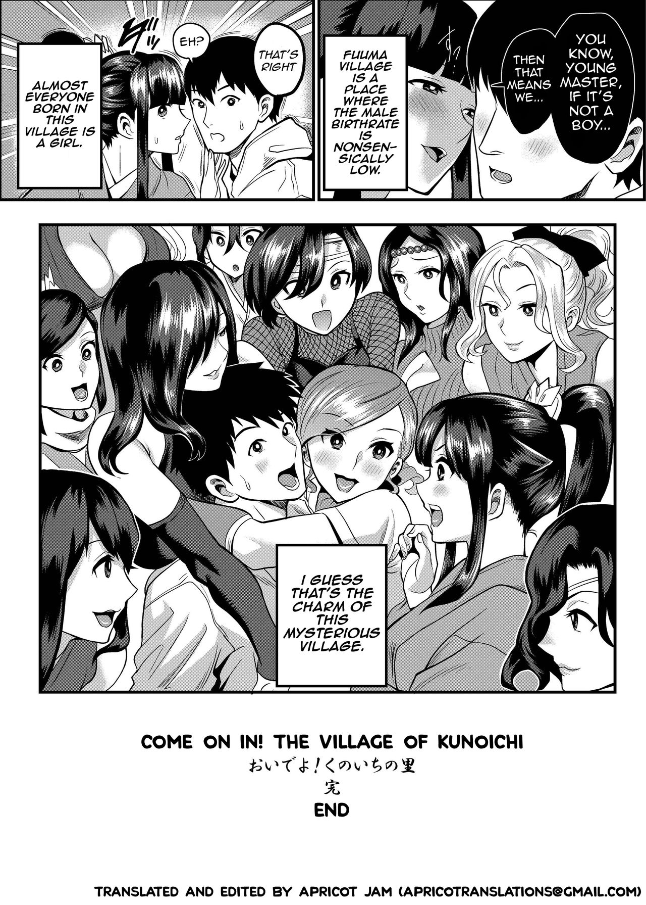 [Kougi Anmitsu (Ichiren Takushou)] Oideyo! Kunoichi no Sato Kan ~Shiren!! Kozukuri Kinshirei no Maki~ [English] [Apricot Jam] [Digital] image number 33