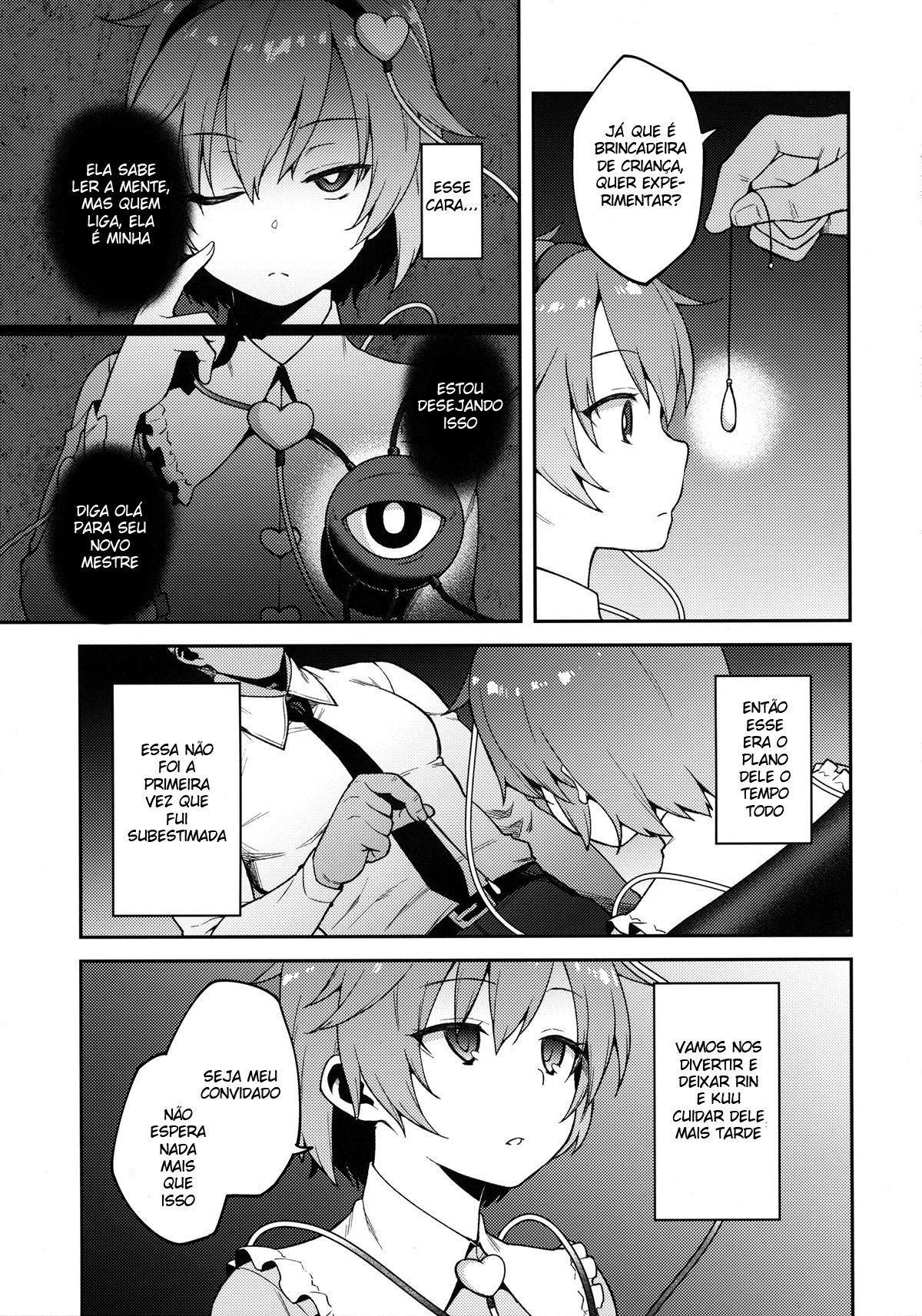 (Reitaisai 15) [Hirojuu Renshuuchou (Hiroya)] Pet Satori (Touhou Project) [Portuguese-BR] 이미지 번호 4