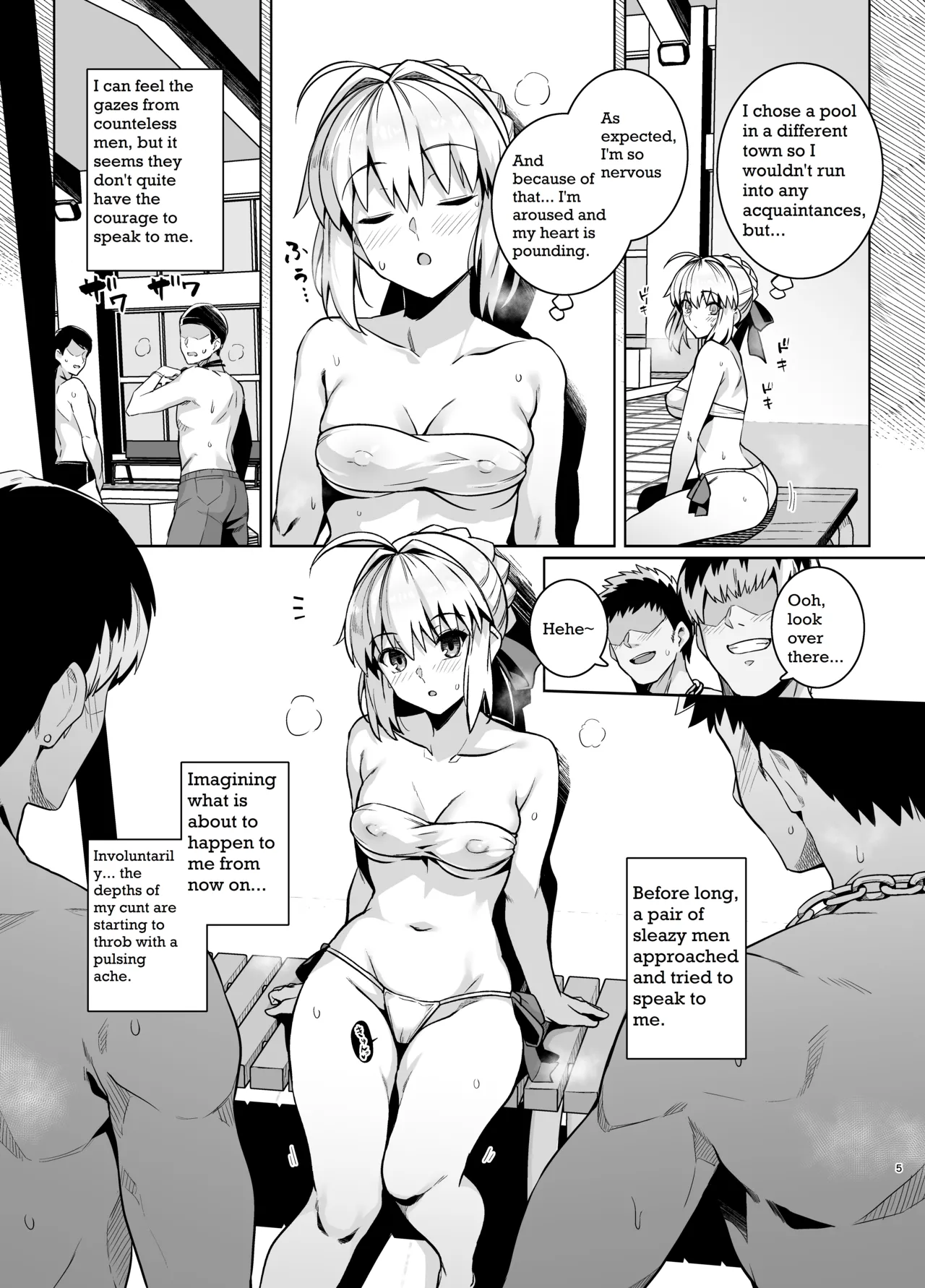[Royal Bitch (haruhisky)] Saber-san Yarimoku Nanpamachi Pool Hen (Fate/stay night) [English] [Digital] 이미지 번호 4