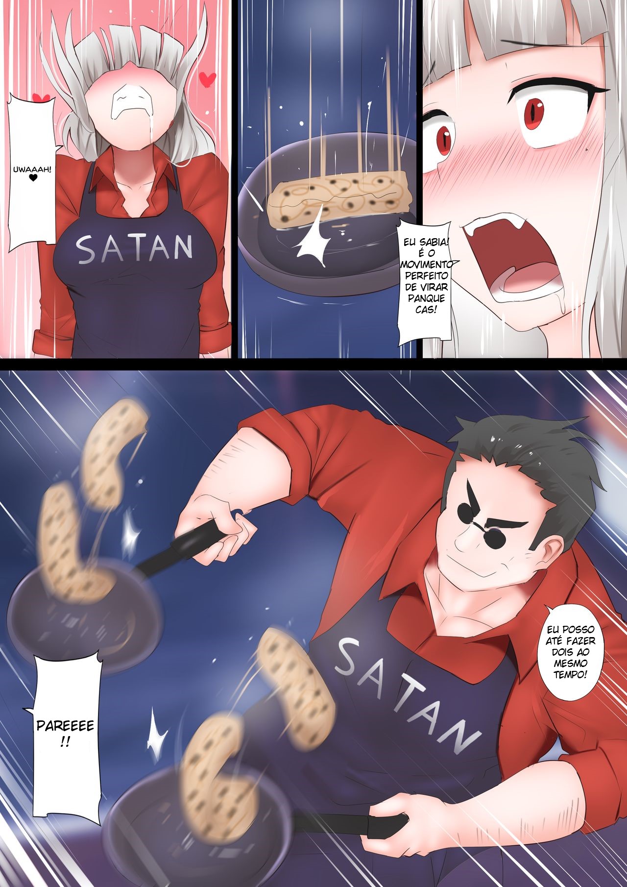 [Ginhaha] Pancakes Challenge (Helltaker) [Portuguese-BR] [Sugiora] numero di immagine  4