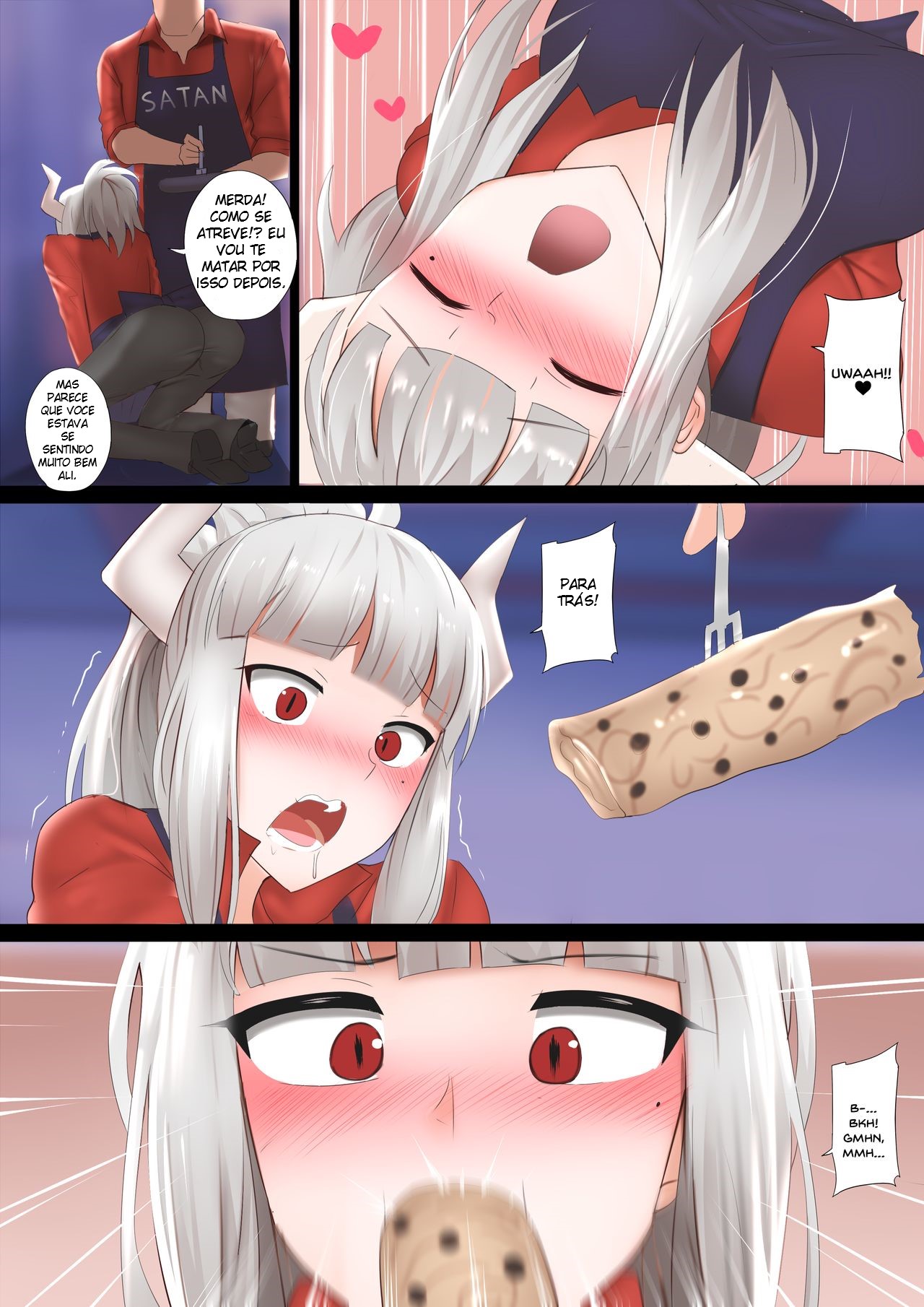 [Ginhaha] Pancakes Challenge (Helltaker) [Portuguese-BR] [Sugiora] numero di immagine  5