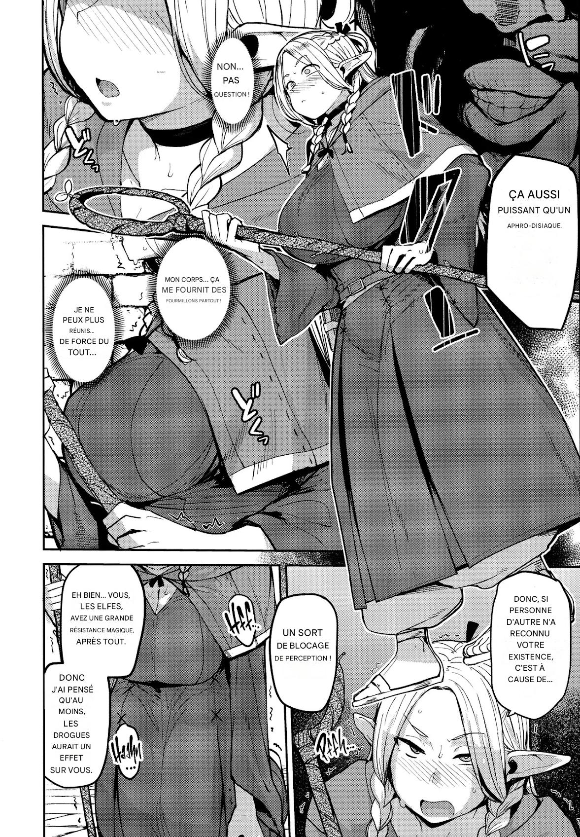 (C106) Chin Ochi Donkusa Elf { Dumbass Elf, Dicked Over And Dicked Down (Dungeon Meshi) [Frensh] image number 8