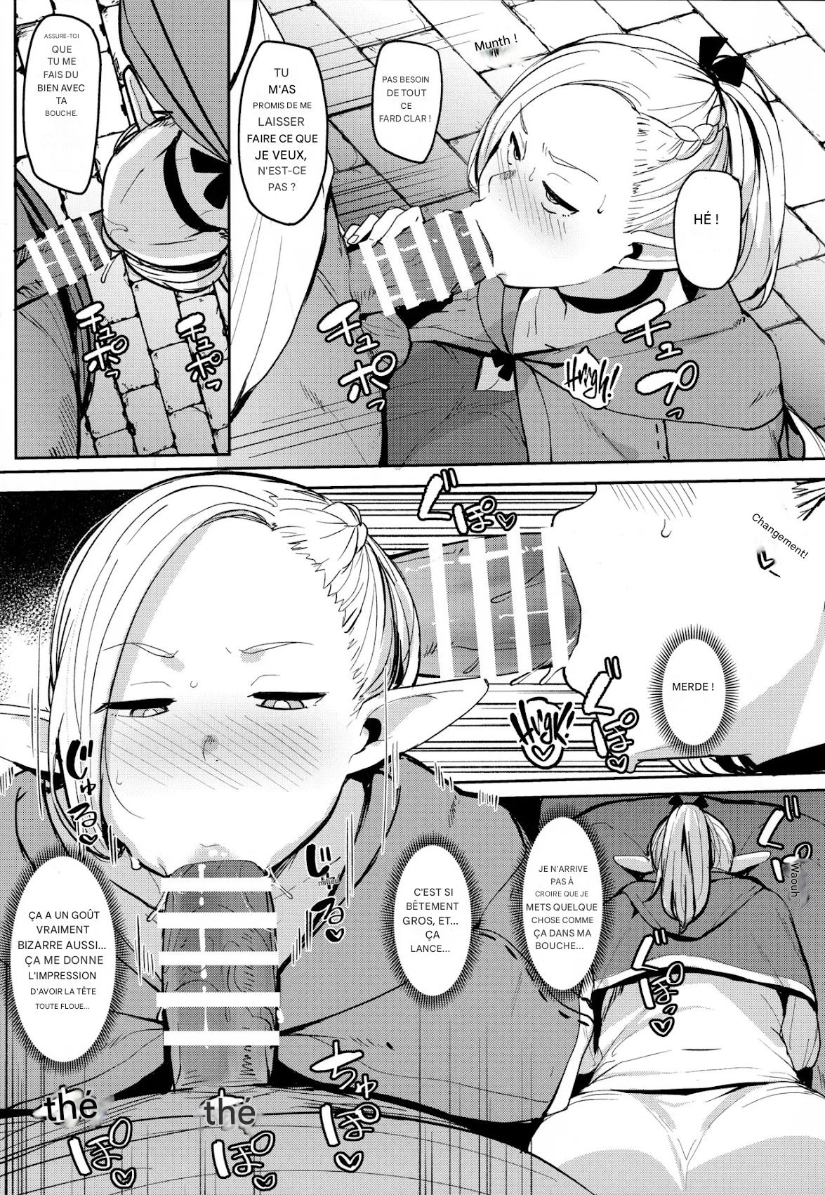 (C106) Chin Ochi Donkusa Elf { Dumbass Elf, Dicked Over And Dicked Down (Dungeon Meshi) [Frensh] image number 23