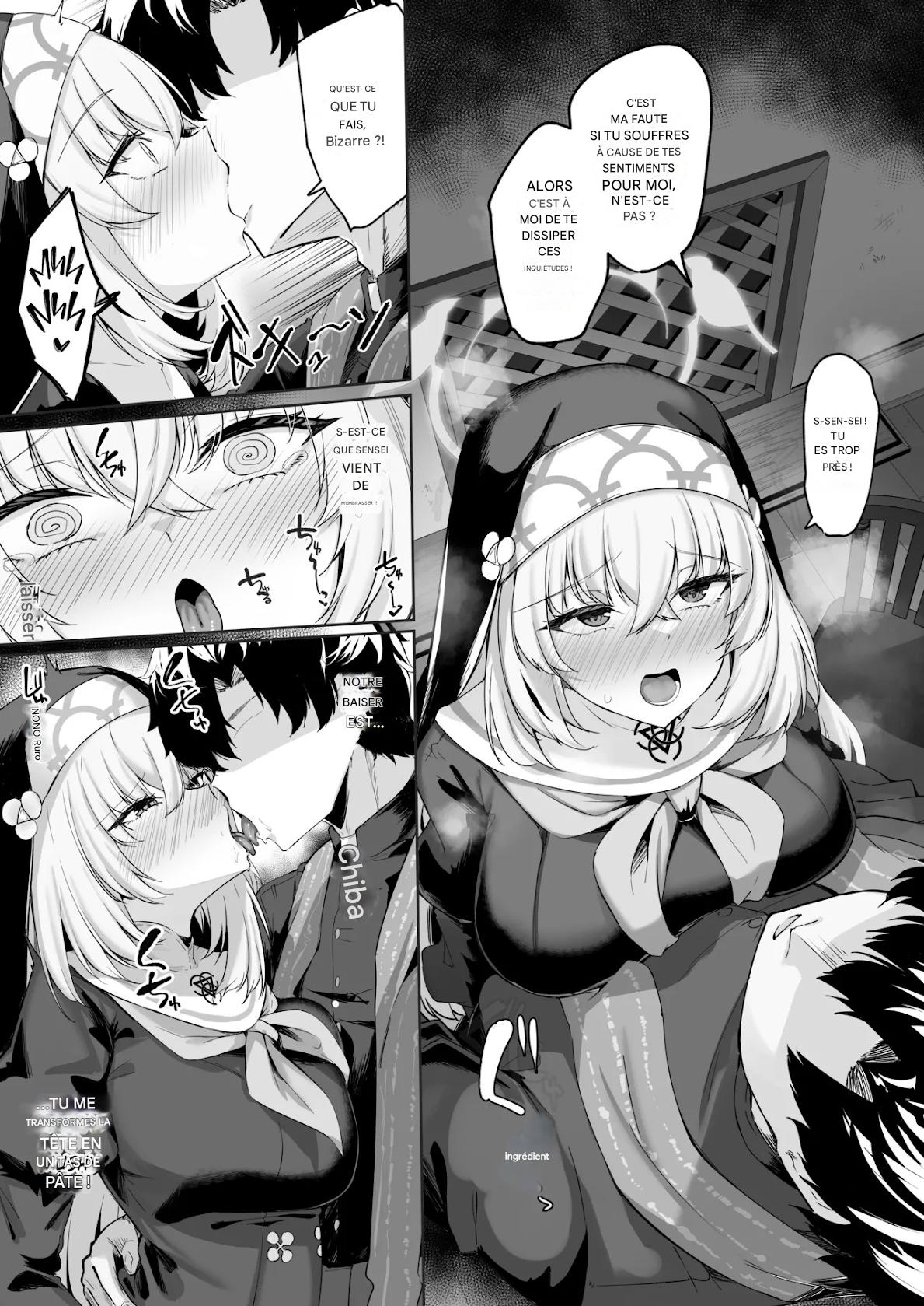 [Tiusan Kingdom (Kazamitiu)] Sakura no Sanbika { Sakura's Hymn (Blue Archive) [Frensh] [Team Rabu2] [Digital] 5eme image