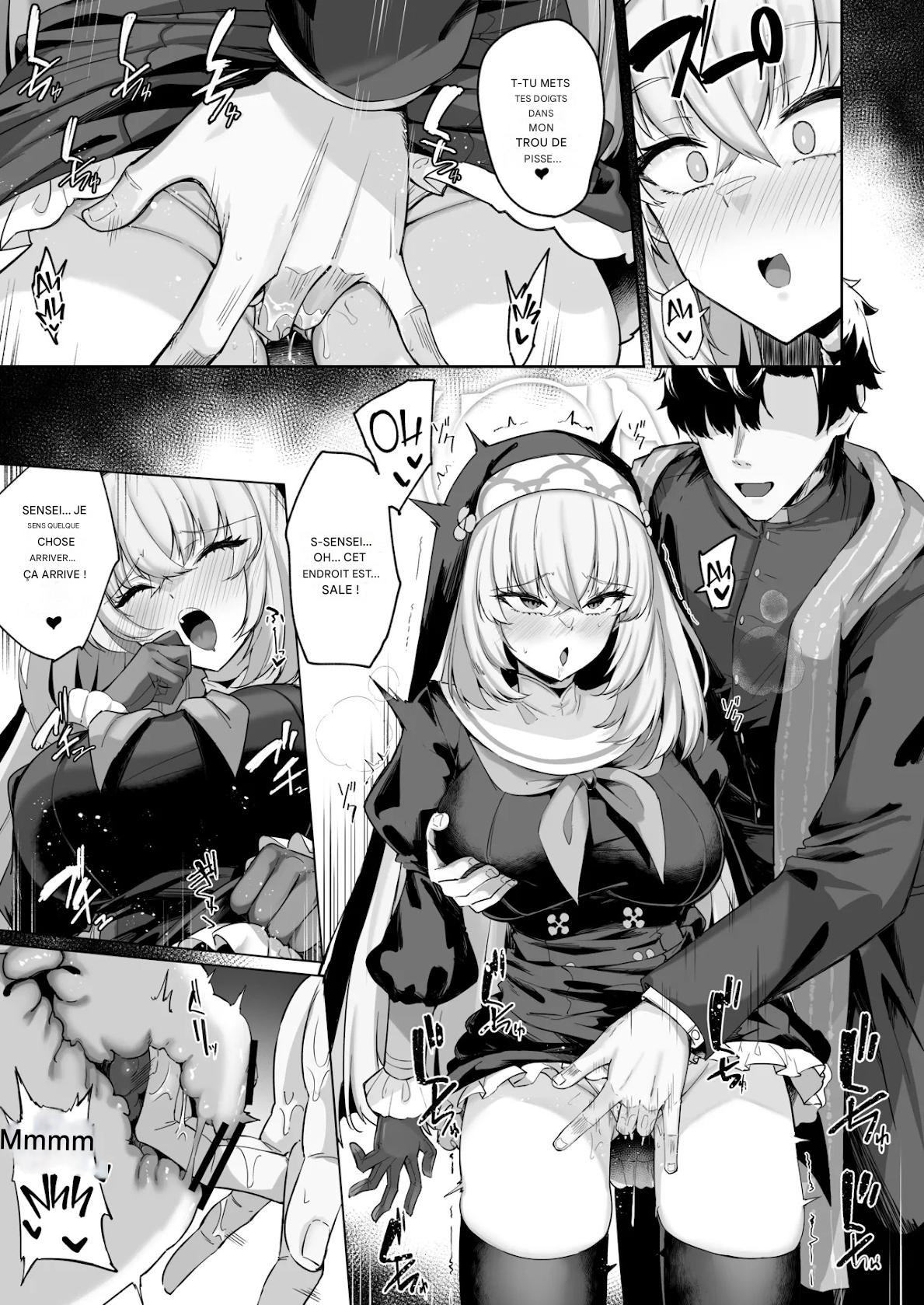 [Tiusan Kingdom (Kazamitiu)] Sakura no Sanbika { Sakura's Hymn (Blue Archive) [Frensh] [Team Rabu2] [Digital] 7eme image