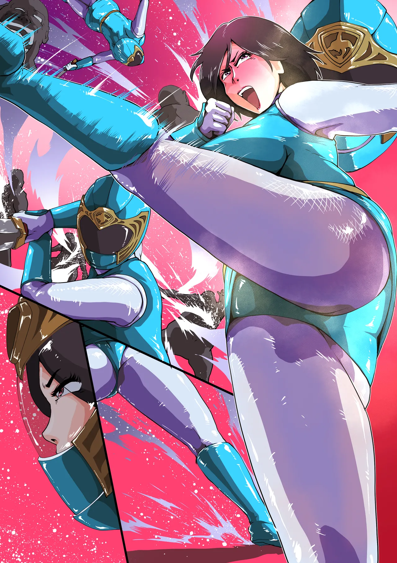 [Zizi] 舞い踊るハリケンブルー (戦隊ヒロイン) 画像番号 3