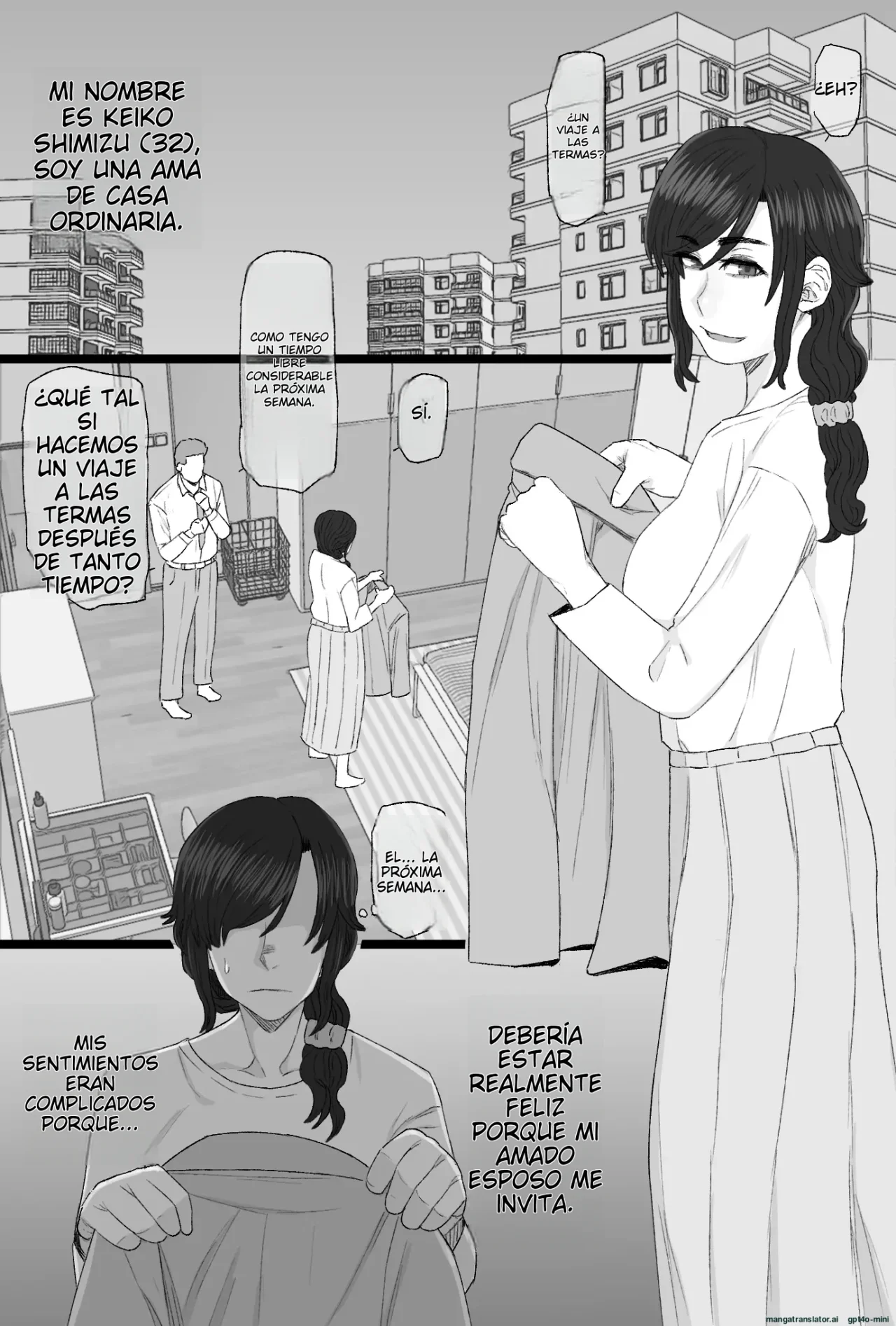 [Kintama Ookami (Tamarou)] Senshoku Tsuma 8 ~4P Furin Onsen Ryokou Hen~｜Esposa Infiel 8 ~Viaje a la Fuente Termal de Infidelidad de 4 Personas~ [Spanish] [NTRForever] изображение № 2