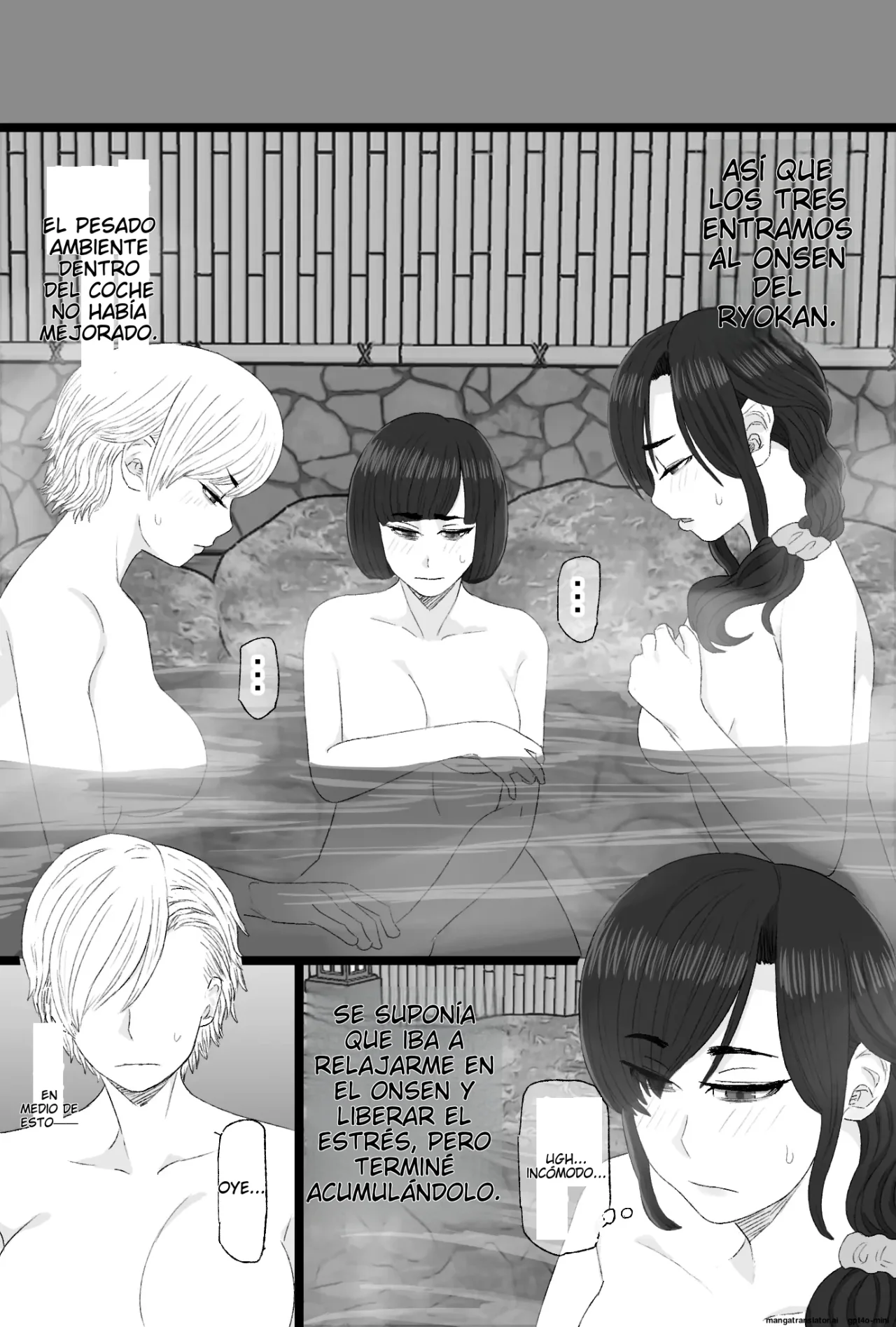 [Kintama Ookami (Tamarou)] Senshoku Tsuma 8 ~4P Furin Onsen Ryokou Hen~｜Esposa Infiel 8 ~Viaje a la Fuente Termal de Infidelidad de 4 Personas~ [Spanish] [NTRForever] изображение № 7