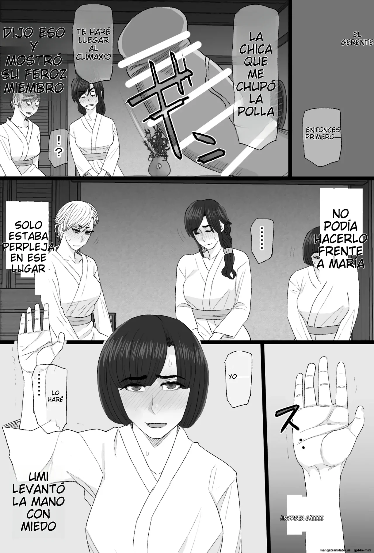 [Kintama Ookami (Tamarou)] Senshoku Tsuma 8 ~4P Furin Onsen Ryokou Hen~｜Esposa Infiel 8 ~Viaje a la Fuente Termal de Infidelidad de 4 Personas~ [Spanish] [NTRForever] изображение № 11