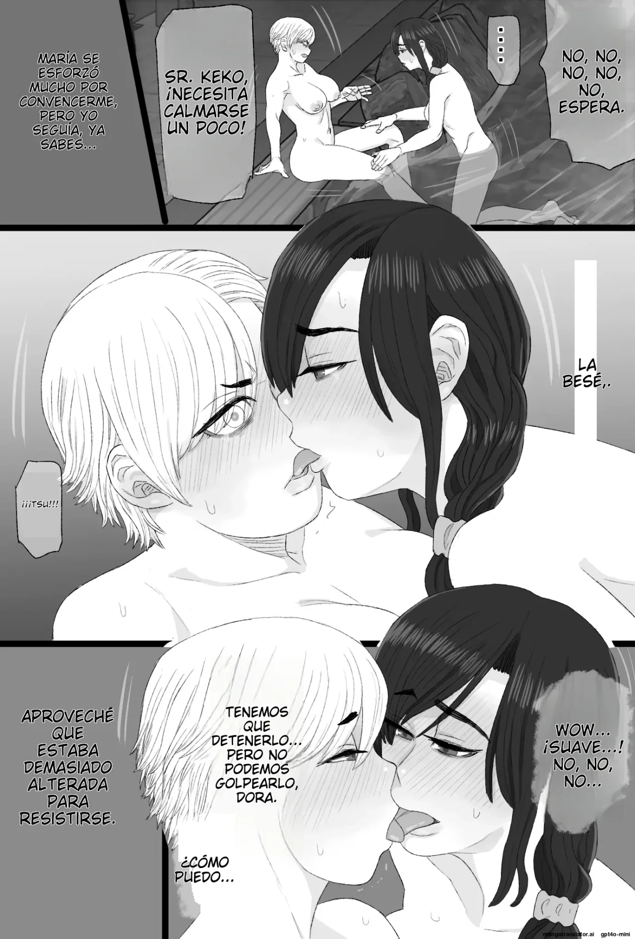 [Kintama Ookami (Tamarou)] Senshoku Tsuma 8 ~4P Furin Onsen Ryokou Hen~｜Esposa Infiel 8 ~Viaje a la Fuente Termal de Infidelidad de 4 Personas~ [Spanish] [NTRForever] изображение № 36