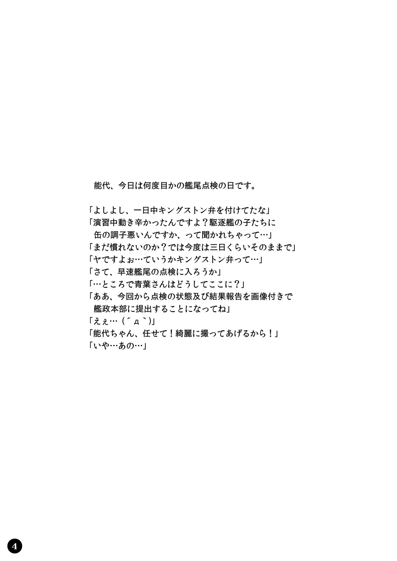 [Same iku] STERN INSPECTION# 01 [kaiso mae no kissui-bu ga teitoku no tansoho ni waruinode] (Kantai Collection -KanColle-) 图片编号 4