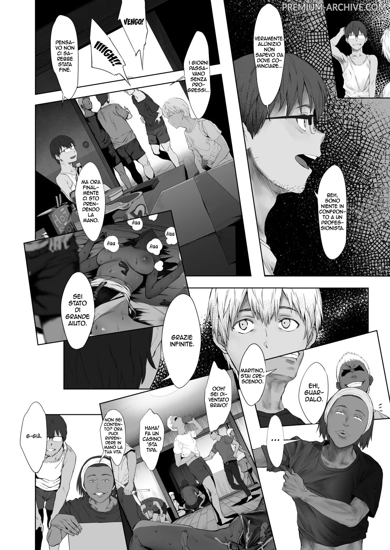 [oilan (Yamada Tarou)] Fuufu to Yavai Yatsura to Gakusei to | Una coppia sposata, un delinquente e uno studente [Italian] numero di immagine  27