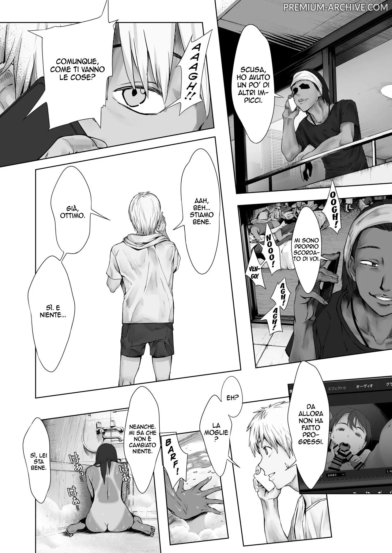 [oilan (Yamada Tarou)] Fuufu to Yavai Yatsura to Gakusei to | Una coppia sposata, un delinquente e uno studente [Italian] numero di immagine  49