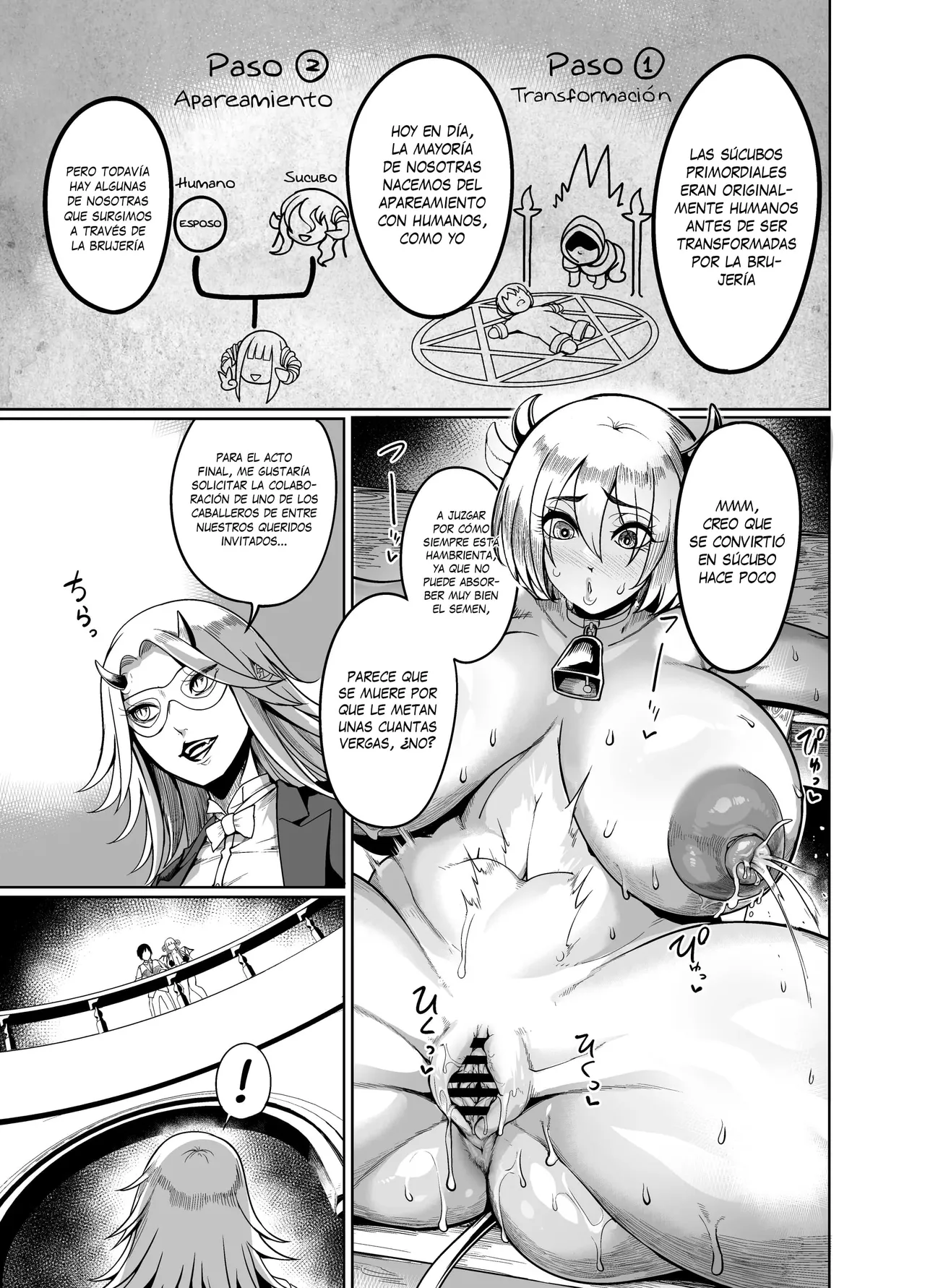 [Ikemen Teikoku (Remu)] Youkoso! Succubus Machi e 4 Dosukebe Ecchi Gekijou｜¡Bienvenidos al distrito de las sucubos 4 ~teatro de sexo duro~ [Spanish] [KZ Scan] [Digital] image number 25