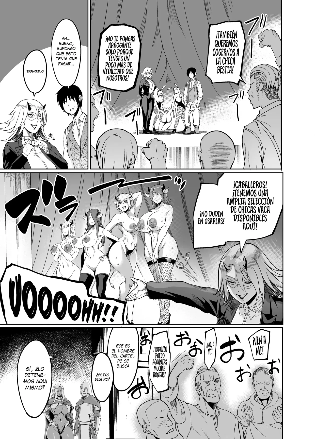 [Ikemen Teikoku (Remu)] Youkoso! Succubus Machi e 4 Dosukebe Ecchi Gekijou｜¡Bienvenidos al distrito de las sucubos 4 ~teatro de sexo duro~ [Spanish] [KZ Scan] [Digital] image number 35