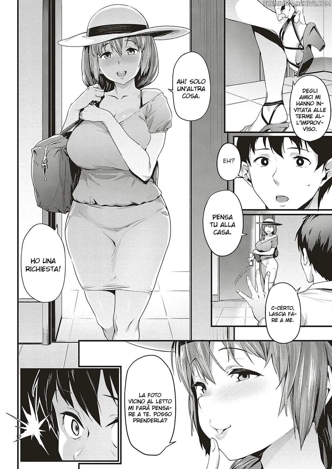 [Aka Seiryuu] Tsukushi Tsuma no NTR Jijou | Mia moglie e la mia mania cuckold image number 8