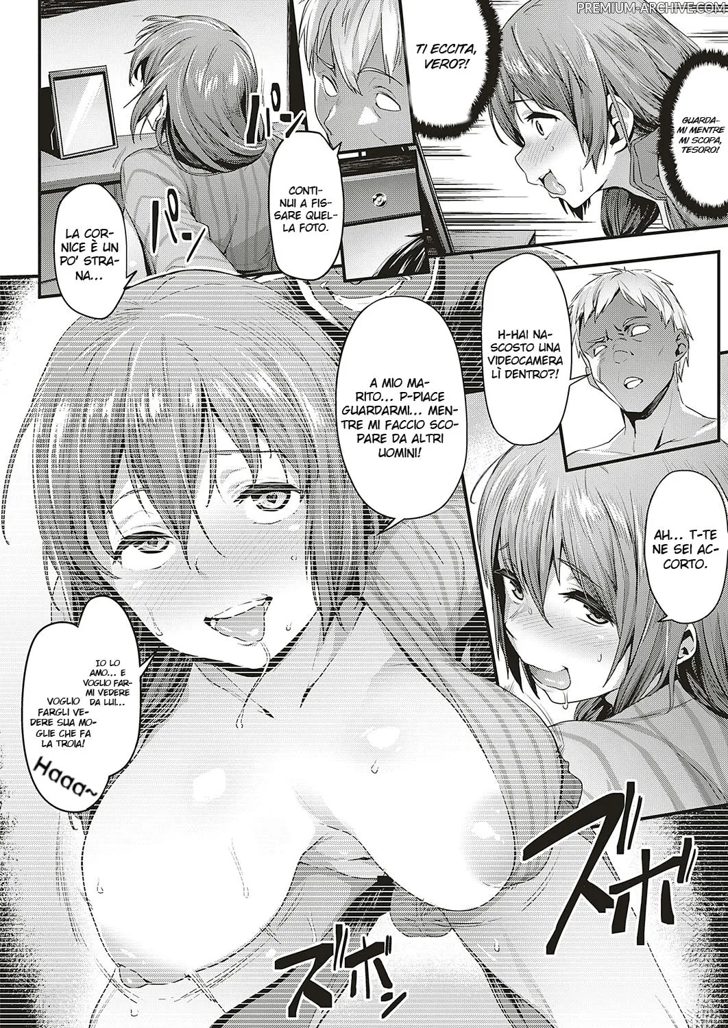 [Aka Seiryuu] Tsukushi Tsuma no NTR Jijou | Mia moglie e la mia mania cuckold image number 16