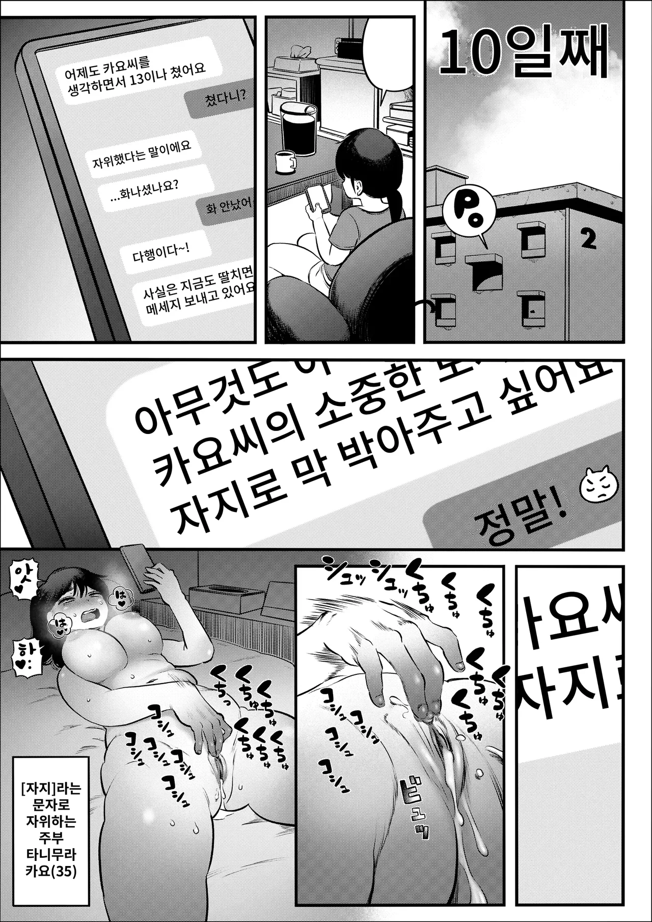 [Hiyori no seiyoku (Kawata Hiyori)] 100-Nichigo ni Shokuba no Toshishita Baito to Anal Sex Suru Shufu (35) 8~14-Nichigo | 100일 후에 직장의 연하 알바생과 애널 SEX하는 주부(35) 8~14일후 [Korean] [Digital] 图片编号 12