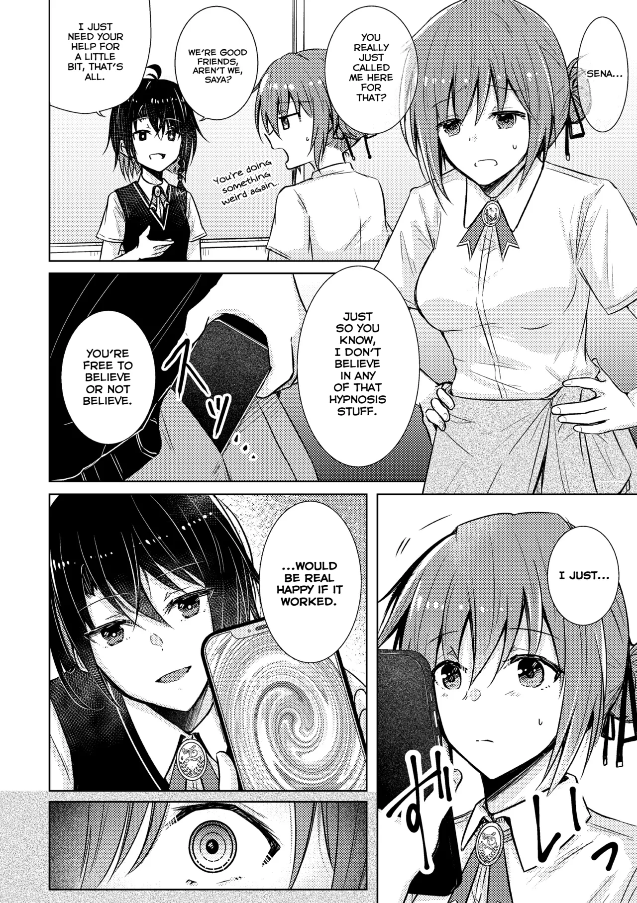 [Haz] Hypnosis Caress (2D Comic Magazine Yuri Saimin Vol. 1) [English] 2eme image