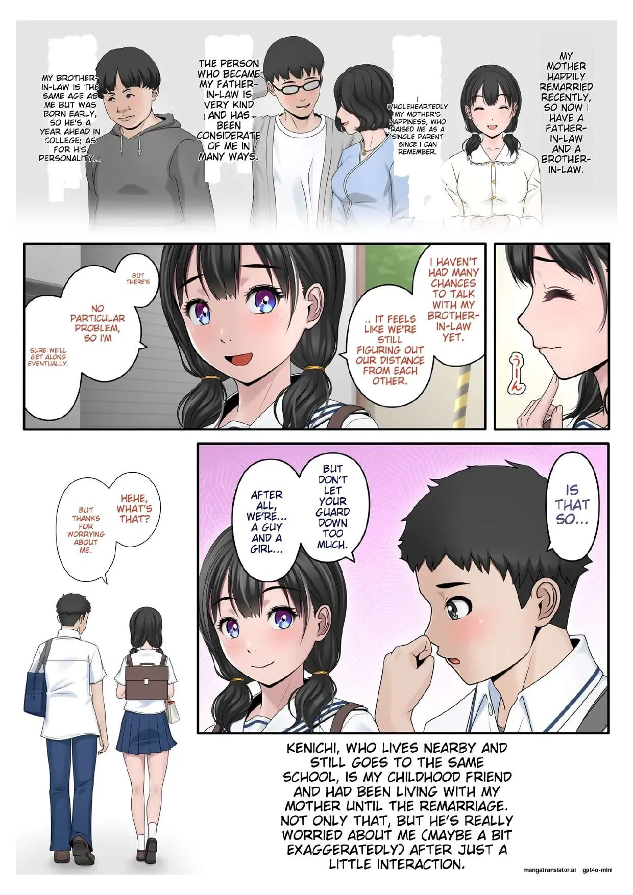 [Yokoshima] Kanojo no Bad Luck ~Oya no Saikon, Dekita Gikei wa Seijuu Datta~ [English] image number 5