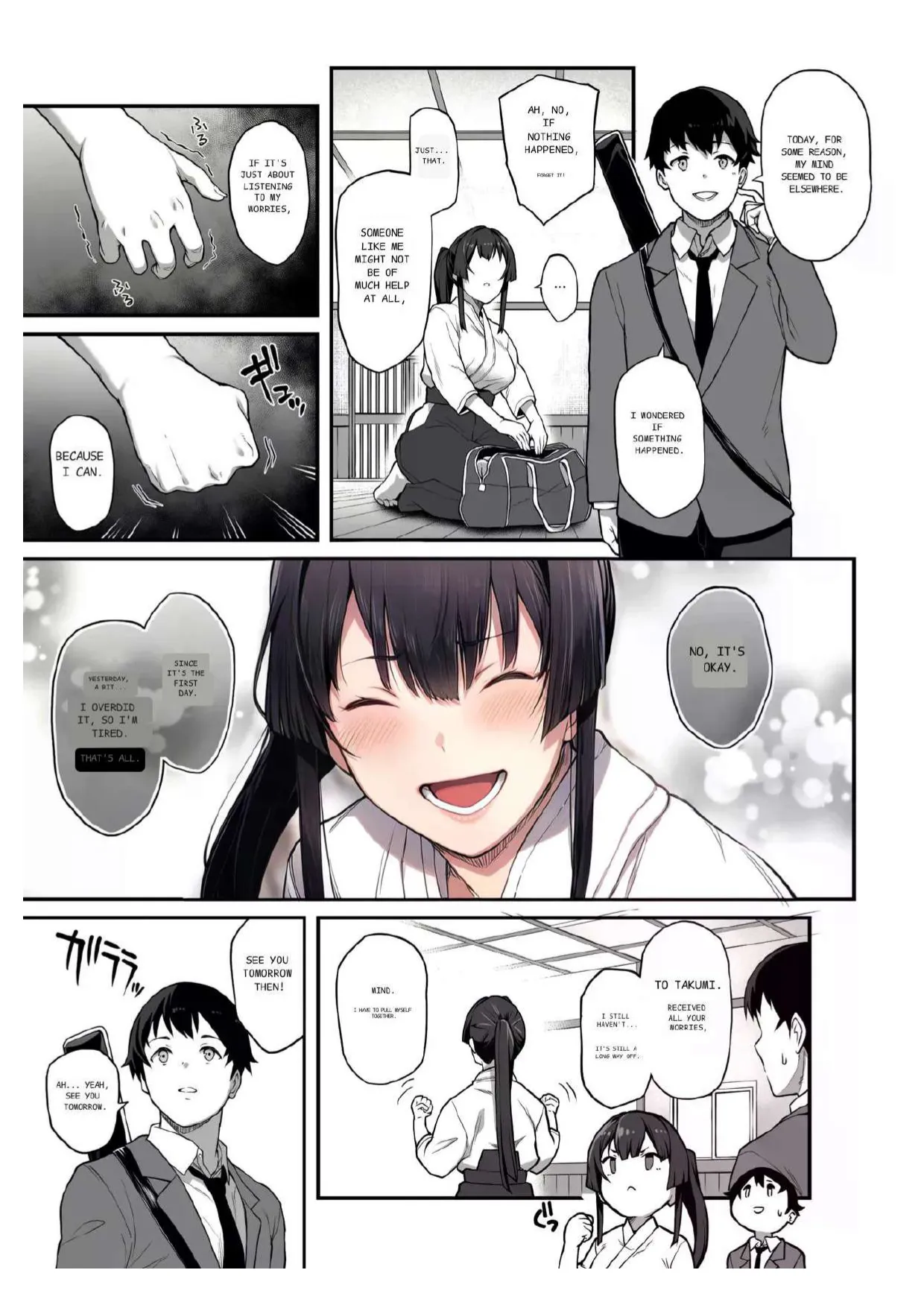 [Kaedeko、yozo] Kendoubu Shushou de Osananajimi no Bijin de Tsuyoi Boku no Kanojo ga, Charao ni Assari Otosareru Wake ga Nai [Ongoing] [English] Bildnummer 29