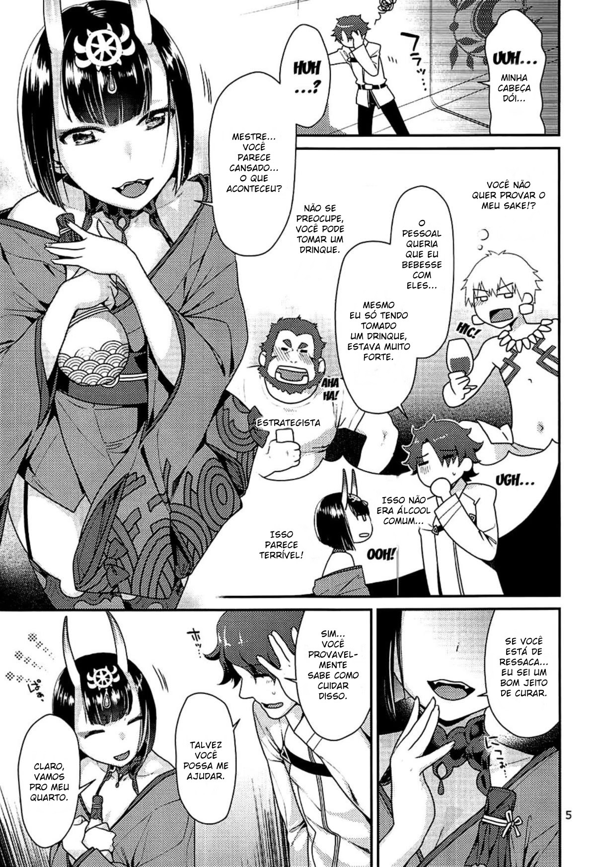 (C92) [Nekomataya (Nekomata Naomi)] Shuten no Umi ni Oboretai (Fate/Grand Order) [Portuguese-BR] image number 2