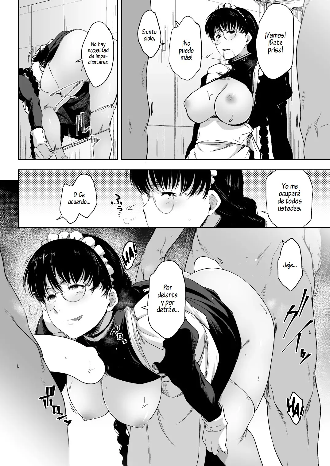[O.S (Barlun)] Maid in Roanapur (Black Lagoon)｜Maid en Roanapura [Spanish] [Al chile no sé Scan] [Digital] 画像番号 13