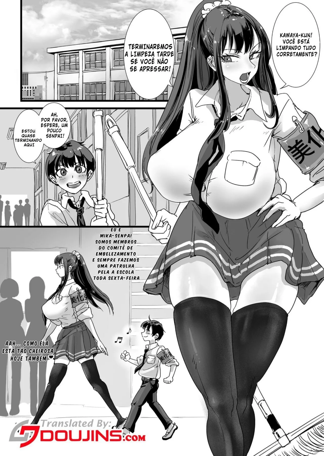 [Amagyappa (Amane-san)] Obenjo JK Chinchin Bika Iin [Portuguese-BR] 2eme image