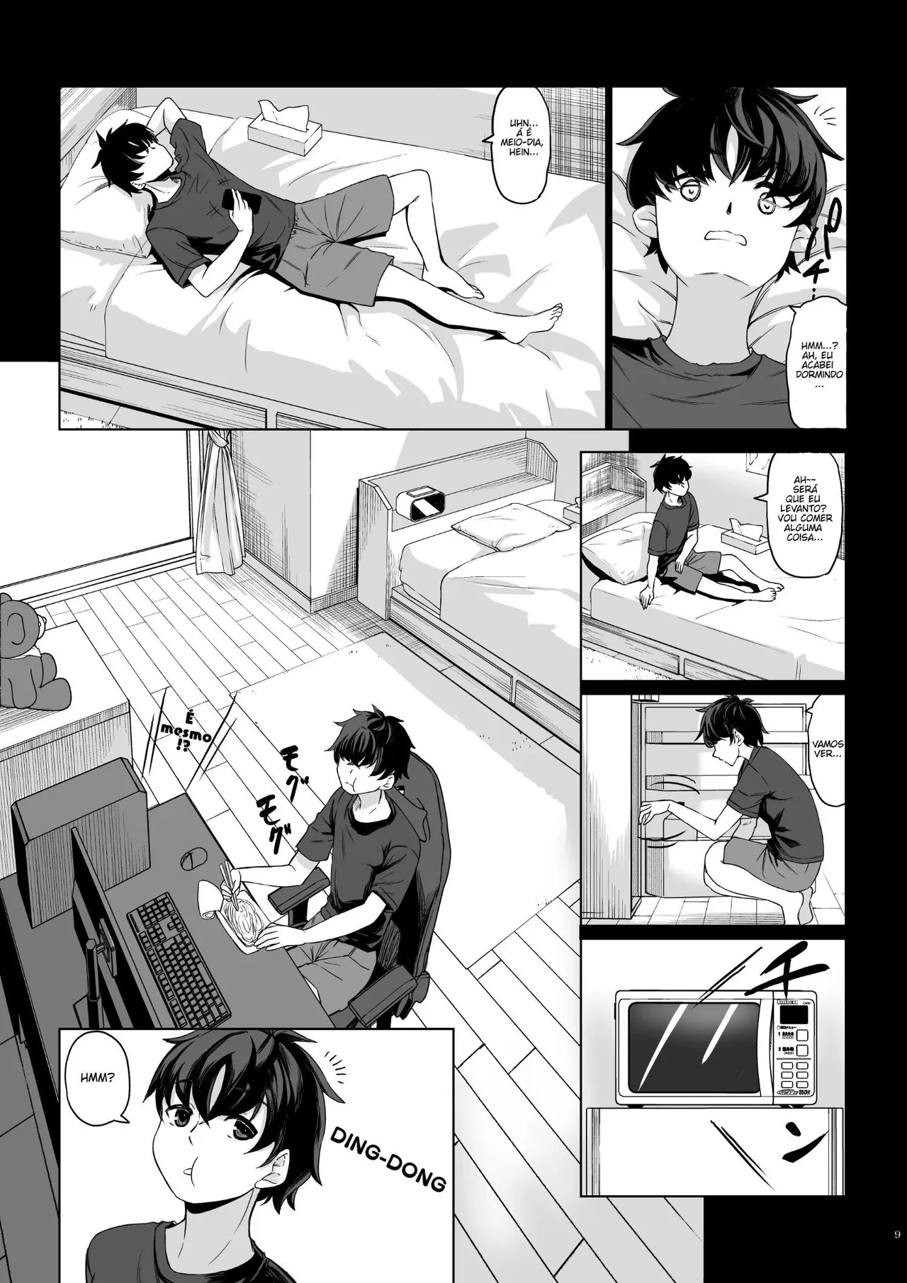 [Nanakorobi Yaoki (kinntarou)] Shinchou 211 cm no Jirai-kei Joshi ni Nerawarete mou Nigerarenai 2 [Portuguese-BR] [Digital] image number 8