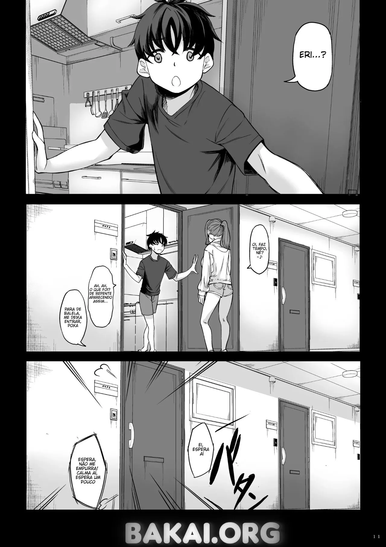 [Nanakorobi Yaoki (kinntarou)] Shinchou 211 cm no Jirai-kei Joshi ni Nerawarete mou Nigerarenai 2 [Portuguese-BR] [Digital] image number 10