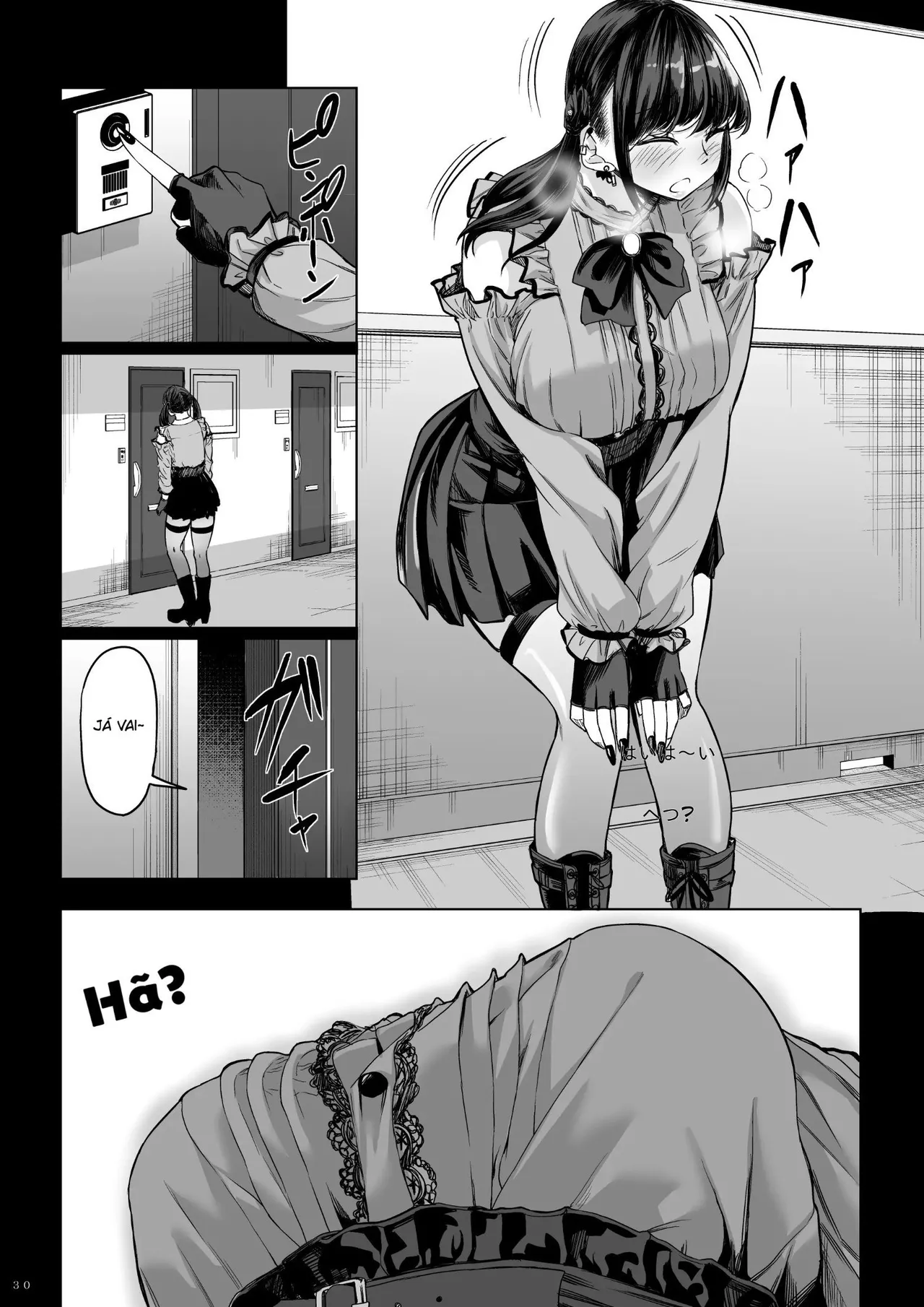 [Nanakorobi Yaoki (kinntarou)] Shinchou 211 cm no Jirai-kei Joshi ni Nerawarete mou Nigerarenai 2 [Portuguese-BR] [Digital] image number 29