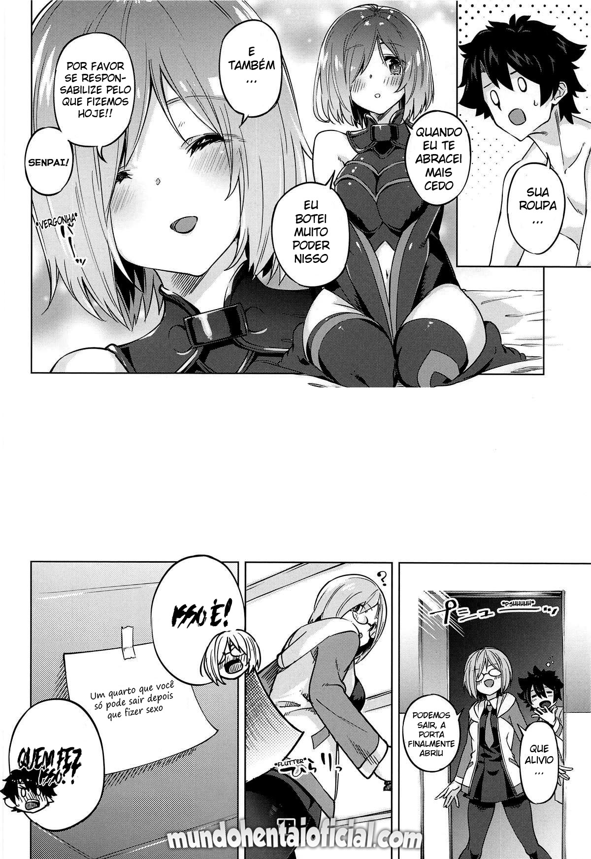 (C96) [Zombie to Yukaina Nakamatachi (Super Zombie)] Derarenai My Room (Fate/Grand Order) [Portuguese-BR] image number 17
