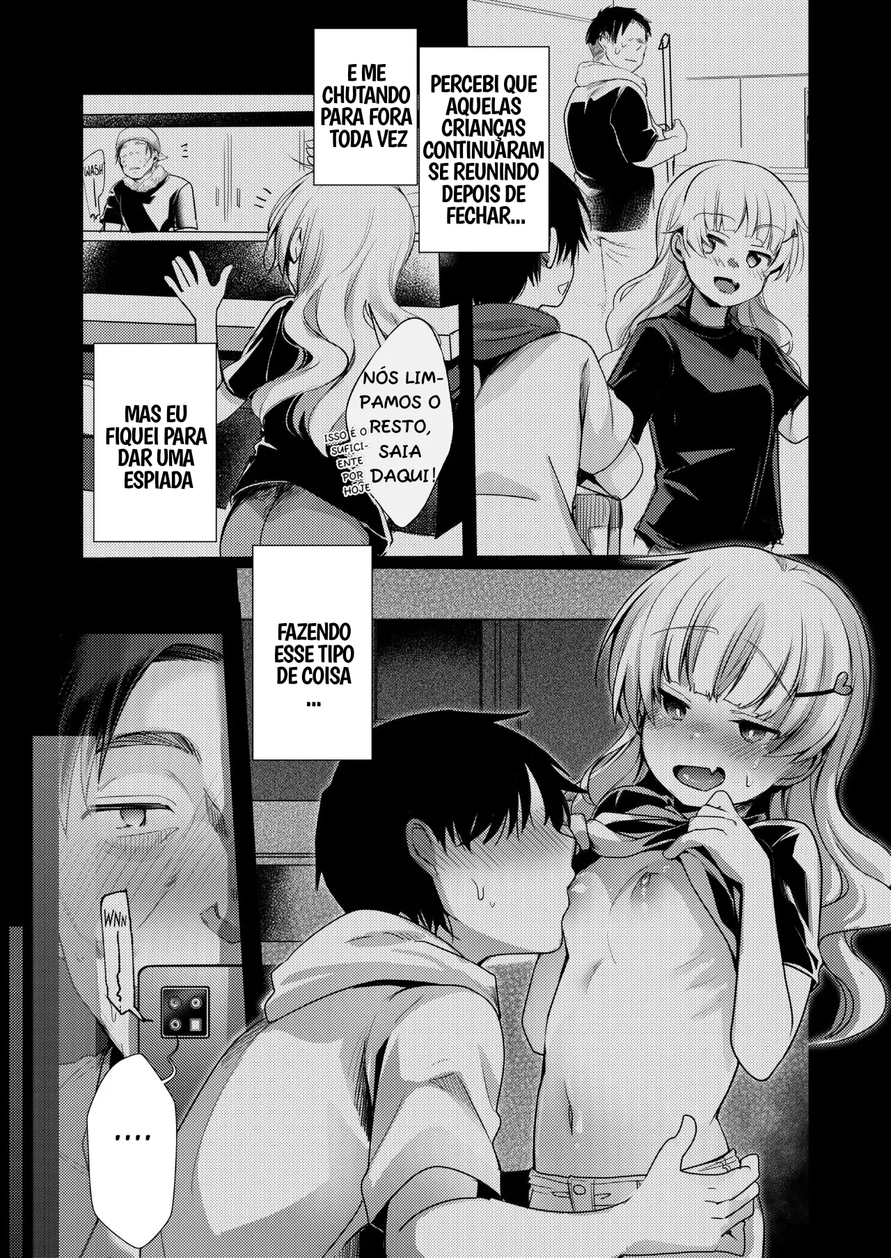 [TWILIGHT DUSK (Aya)] Tsutomesaki no Musume-san o Oishiku Itadaku Hon. Ramenya Hen [Portuguese-BR] [Digital] image number 14