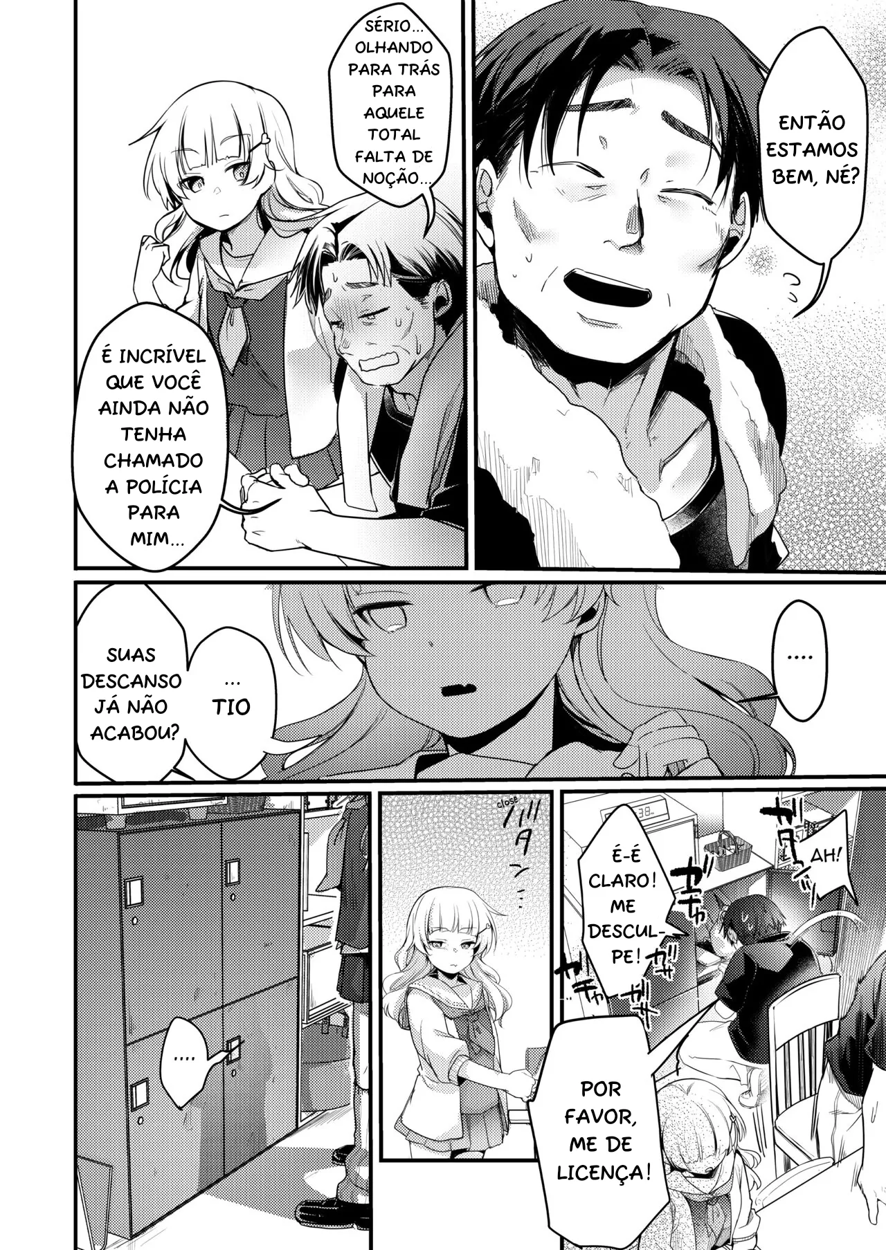 [TWILIGHT DUSK (Aya)] Tsutomesaki no Musume-san o Oishiku Itadaku Hon. Ramenya Hen [Portuguese-BR] [Digital] image number 38