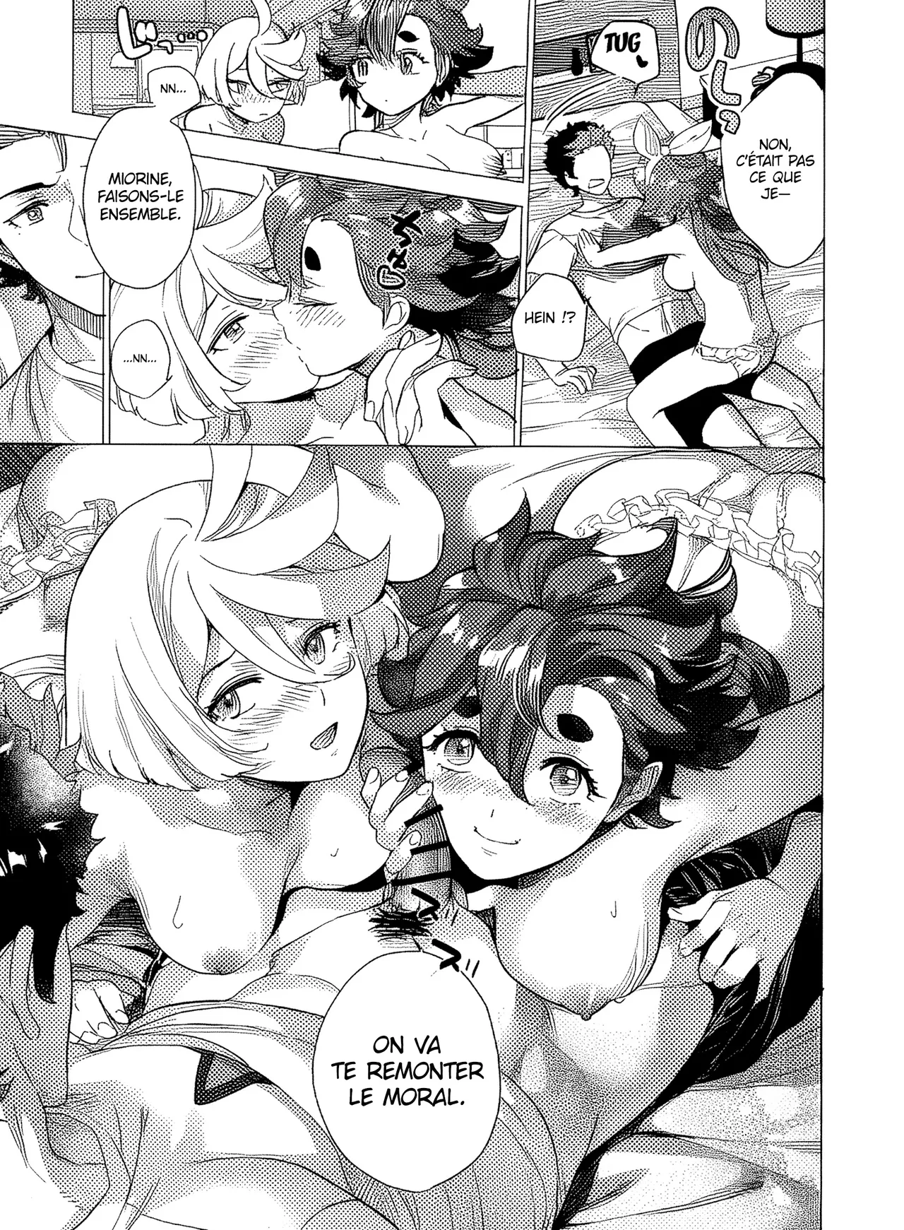 (C102) [Imperial Chicken (Fujisaka Kuuki)] Inu o Hirotte mo Ii desu ka - Can I have a pet dog? | Pouvons-nous garder un chien? (Mobile Suit Gundam: The Witch from Mercury) [French] 图片编号 8