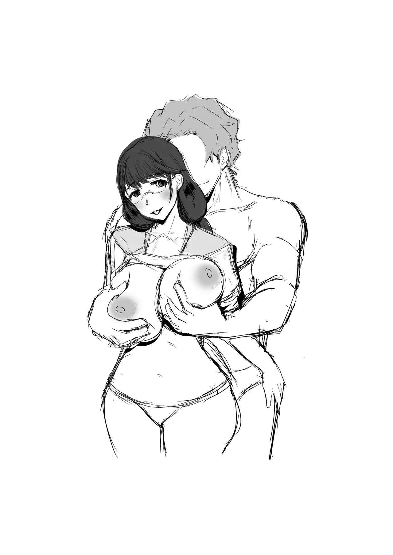 [クラウドノイズ (マ熊イケル)] 好きだった文芸眼鏡女子がチャラ男の腕の中で雌になる image number 2