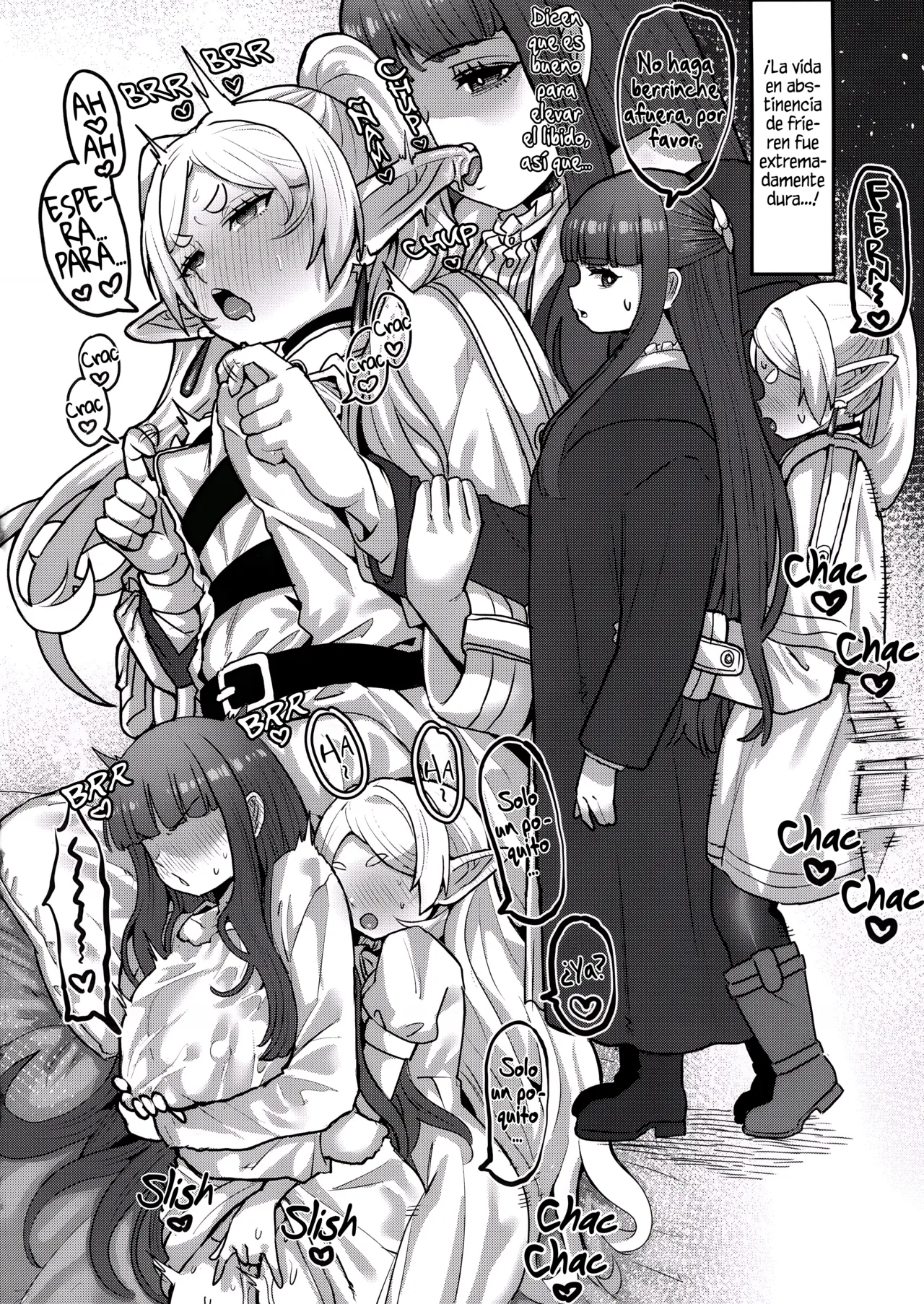 [Sei no mamono (Sema, Shunmaku)] Frieren y la Magia de Hacer Brotar un Pene (Sousou no Frieren) [Spanish] [Zambi Scanlation] image number 16