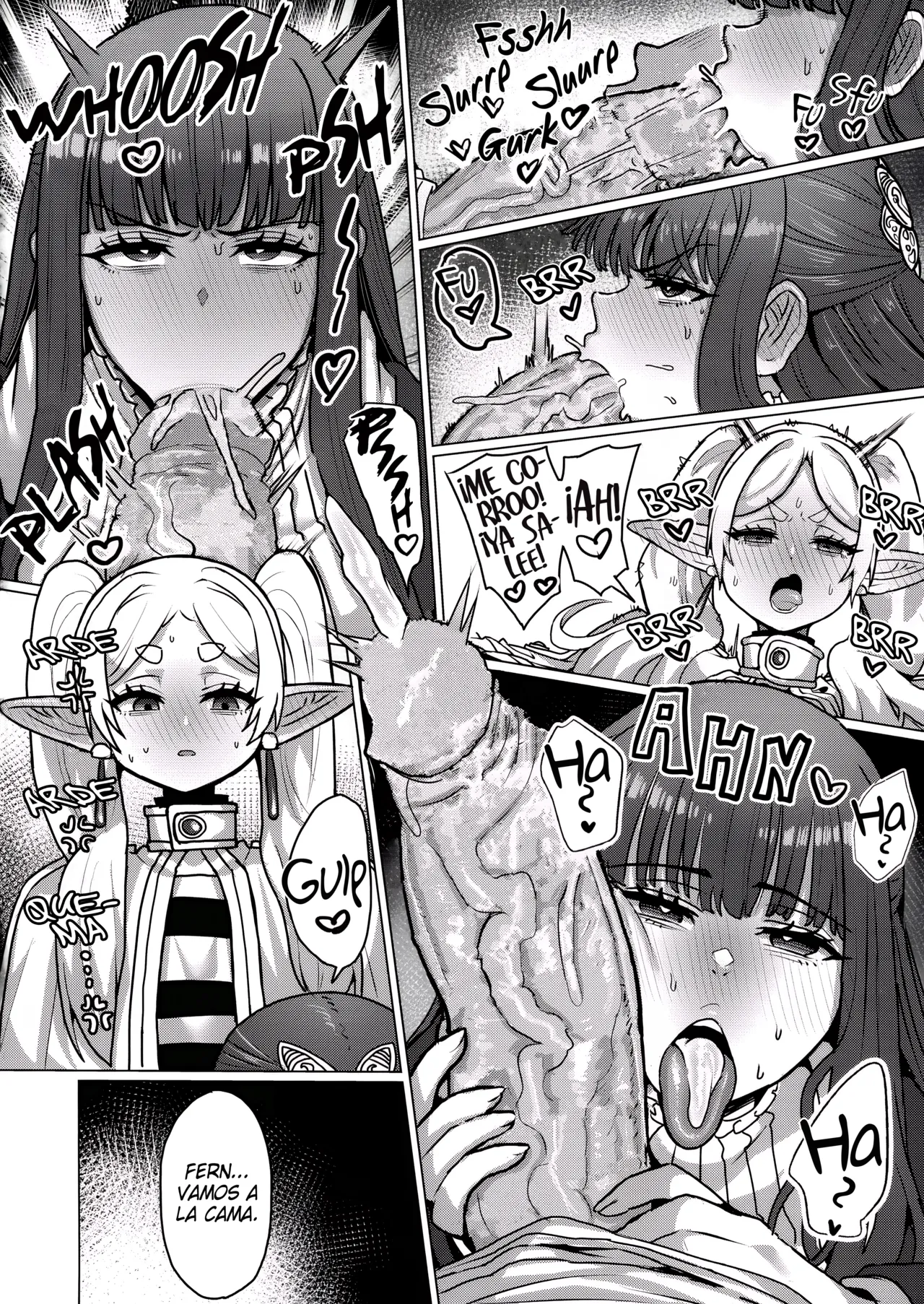 [Sei no mamono (Sema, Shunmaku)] Frieren y la Magia de Hacer Brotar un Pene (Sousou no Frieren) [Spanish] [Zambi Scanlation] image number 20