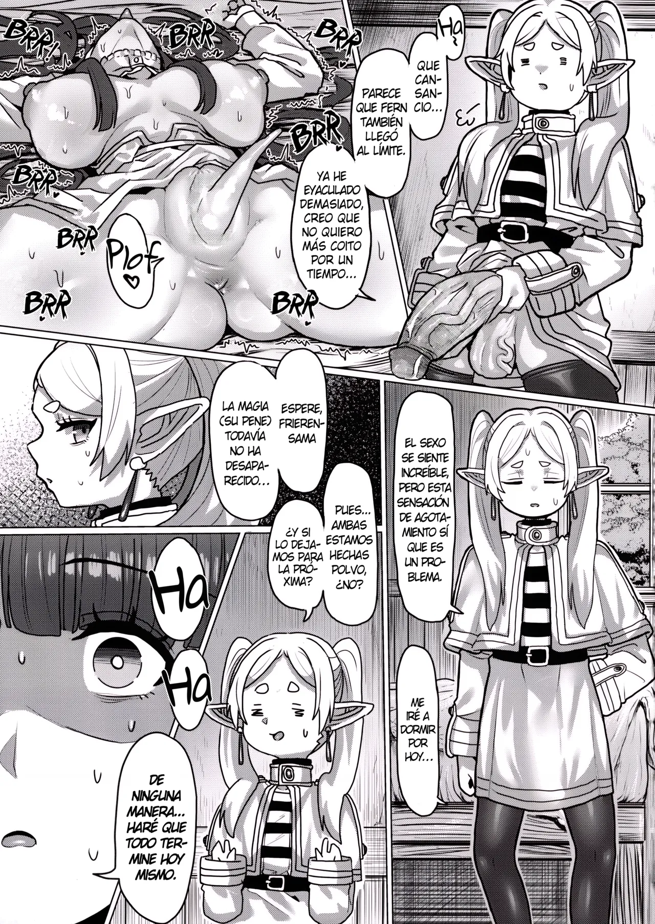 [Sei no mamono (Sema, Shunmaku)] Frieren y la Magia de Hacer Brotar un Pene (Sousou no Frieren) [Spanish] [Zambi Scanlation] image number 27