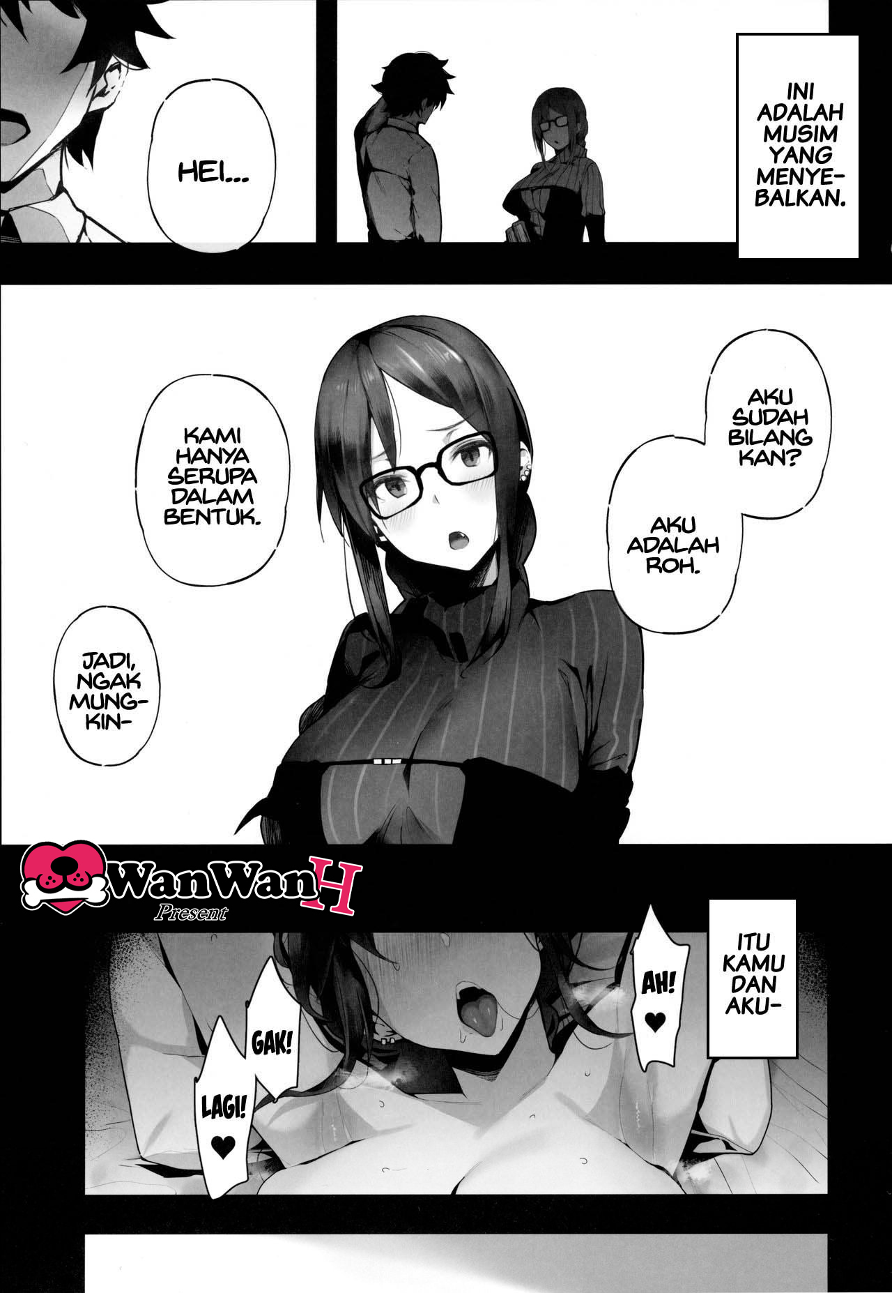 (C96) [kulmov_ (Kurowa)] Shouganai naa Kono Hentai Uzai Kouhai (Fate/Grand Order) [Bahasa Indonesia] image number 2