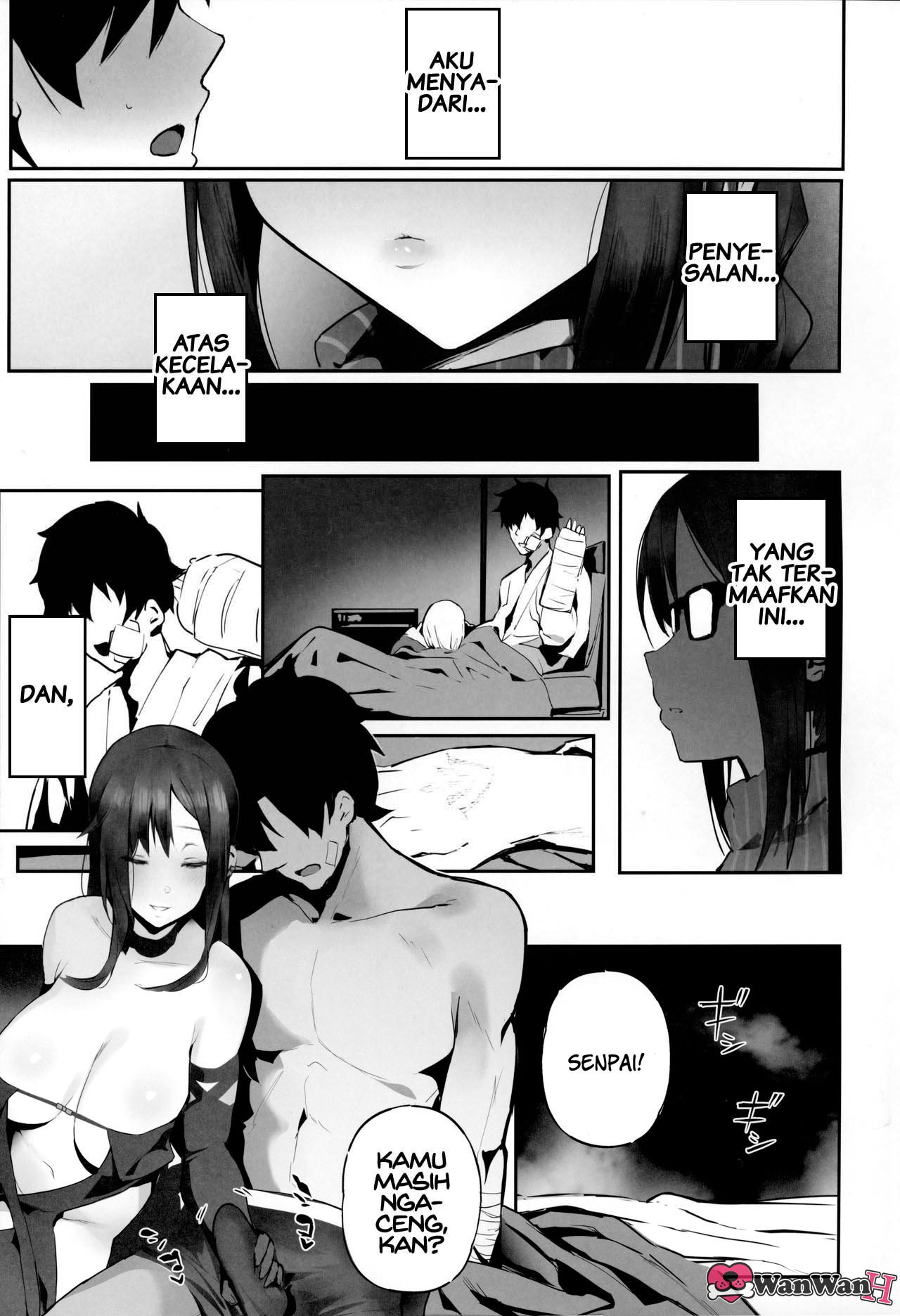 (C96) [kulmov_ (Kurowa)] Shouganai naa Kono Hentai Uzai Kouhai (Fate/Grand Order) [Bahasa Indonesia] image number 4