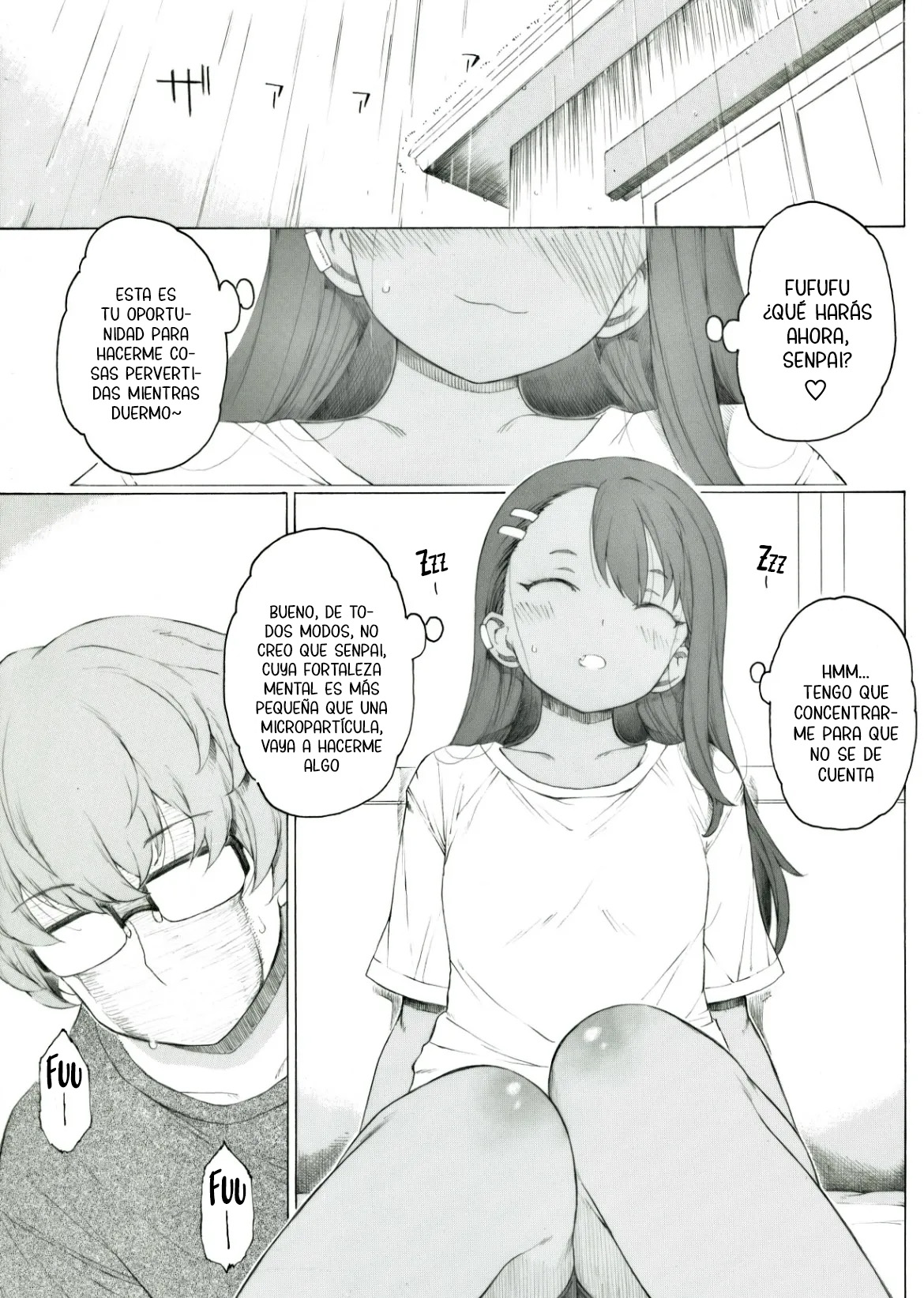 [Itano Chiharu] Ame no Hi ni Nagatoro-ka de Iroiro Atta You desu - Parece que ocurrió de todo en la casa de los Nagatoro en un día lluvioso (Ijiranaide, Nagatoro-san) [Spanish] [Traducciones necesarias] 画像番号 1